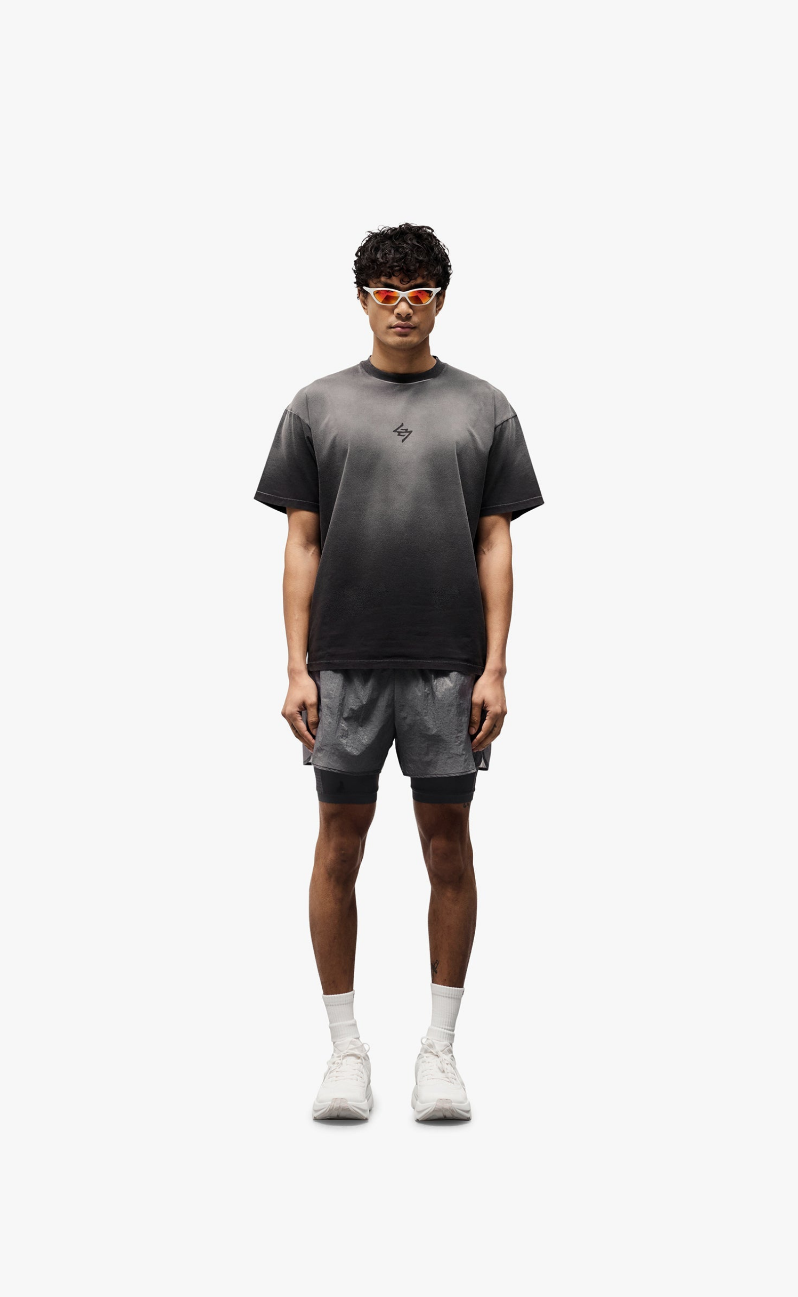 247 MOTION AGED BLACK T-SHIRT
