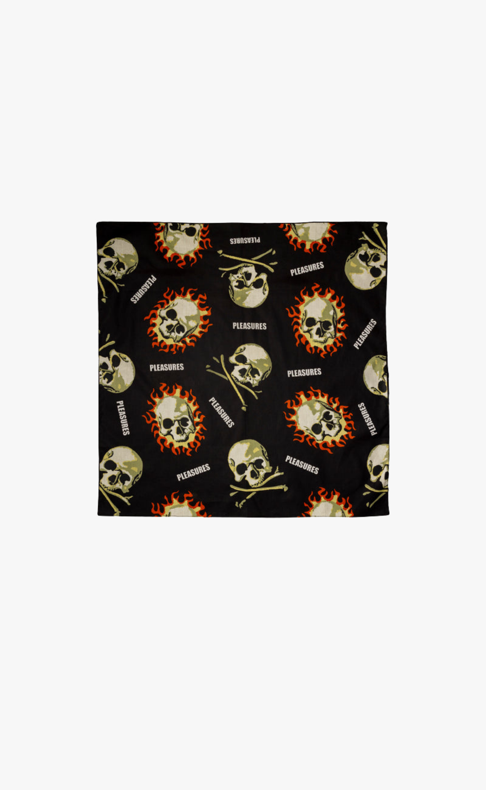 SKULL BLACK BANDANA