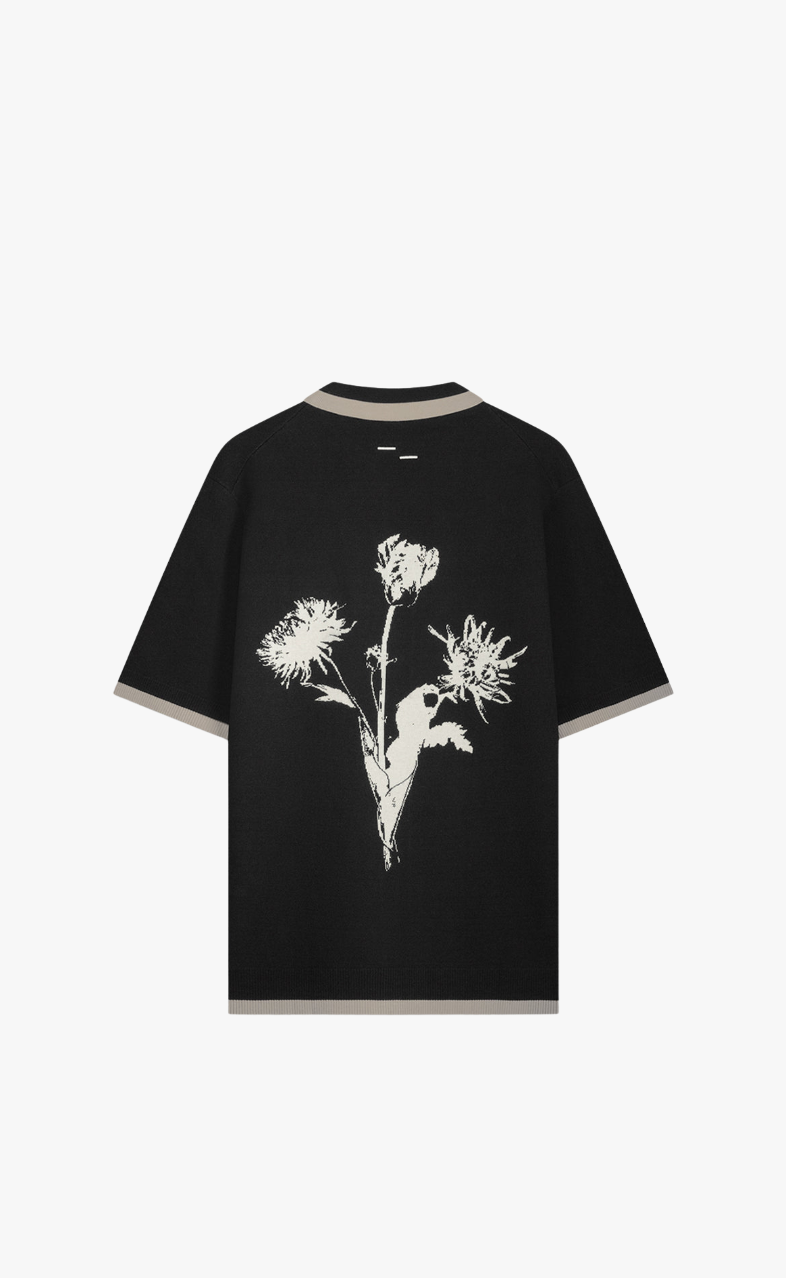 KNIT SHIRT GARDENER BLACK