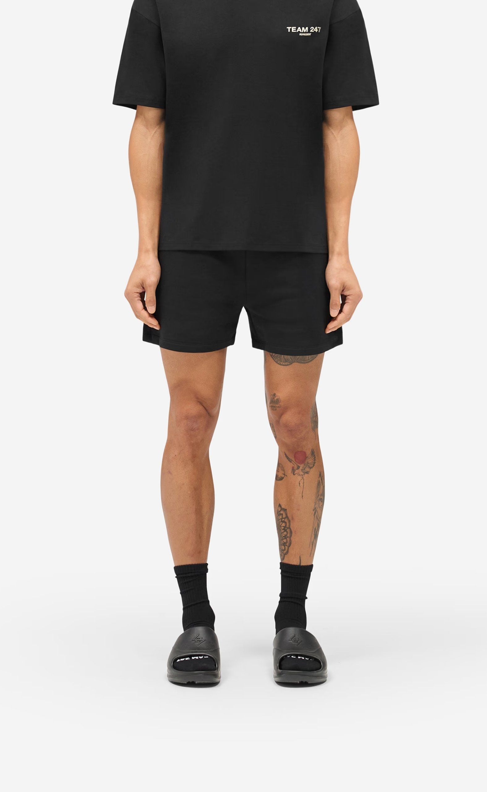 TEAM 247 JERSEY JET BLACK SHORTS