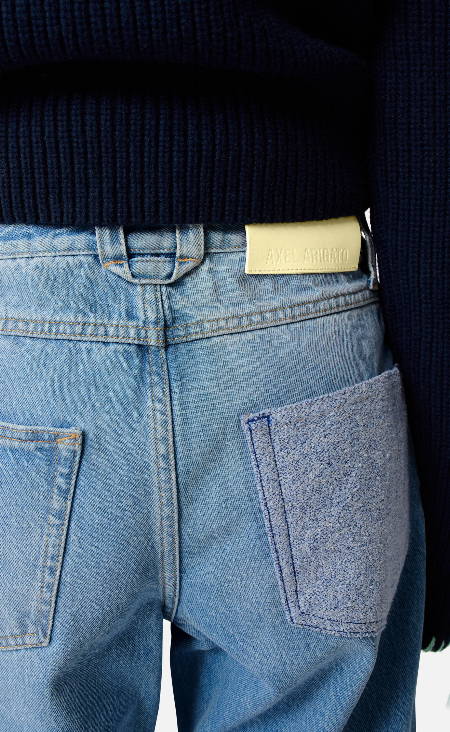 ZINE PATCH LIGHT BLUE JEANS