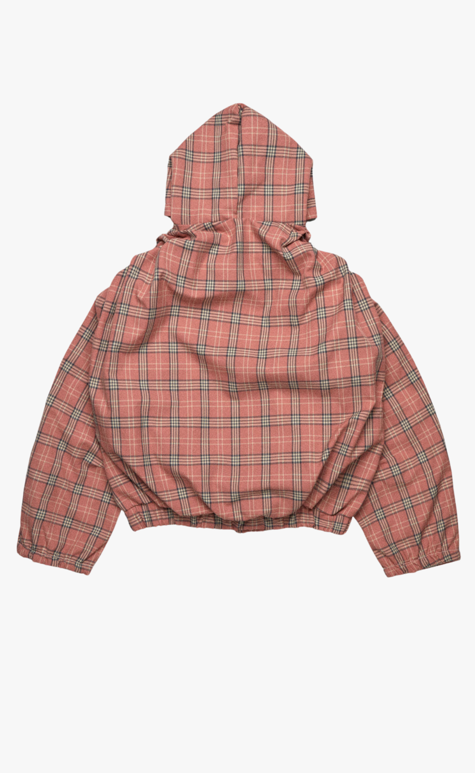 PIUMA HOODIE PINK CHECK JACKET