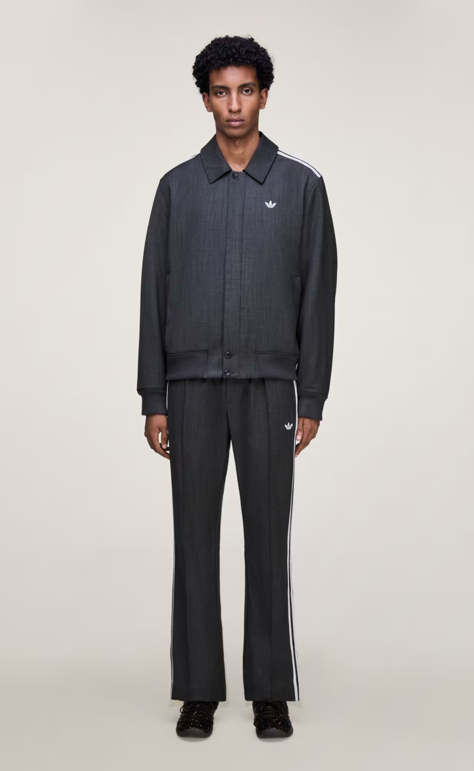 WB WOOL BLOUSON DARK GREY JACKET