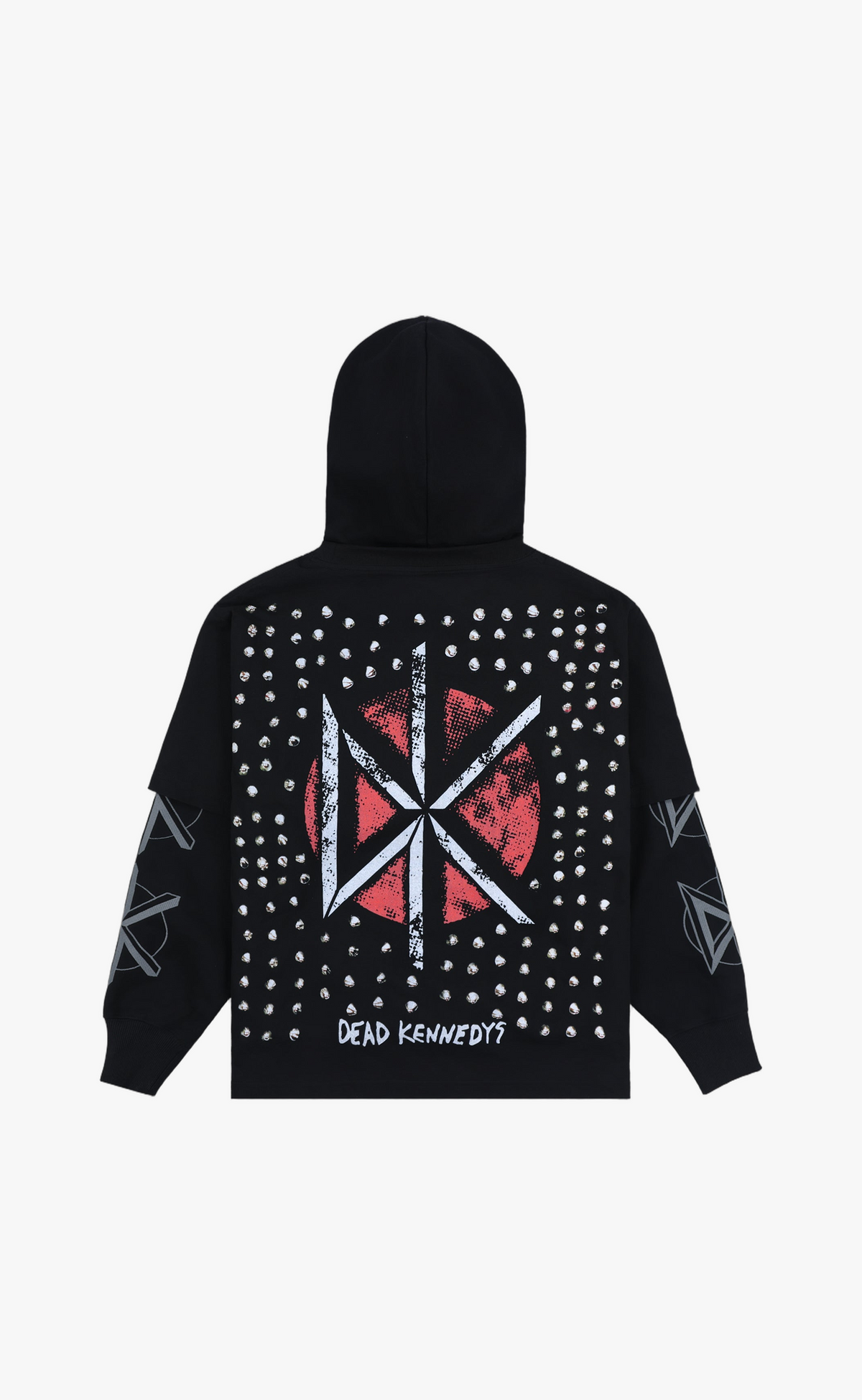 KENNEDYS LAYERED BLACK HOODIE