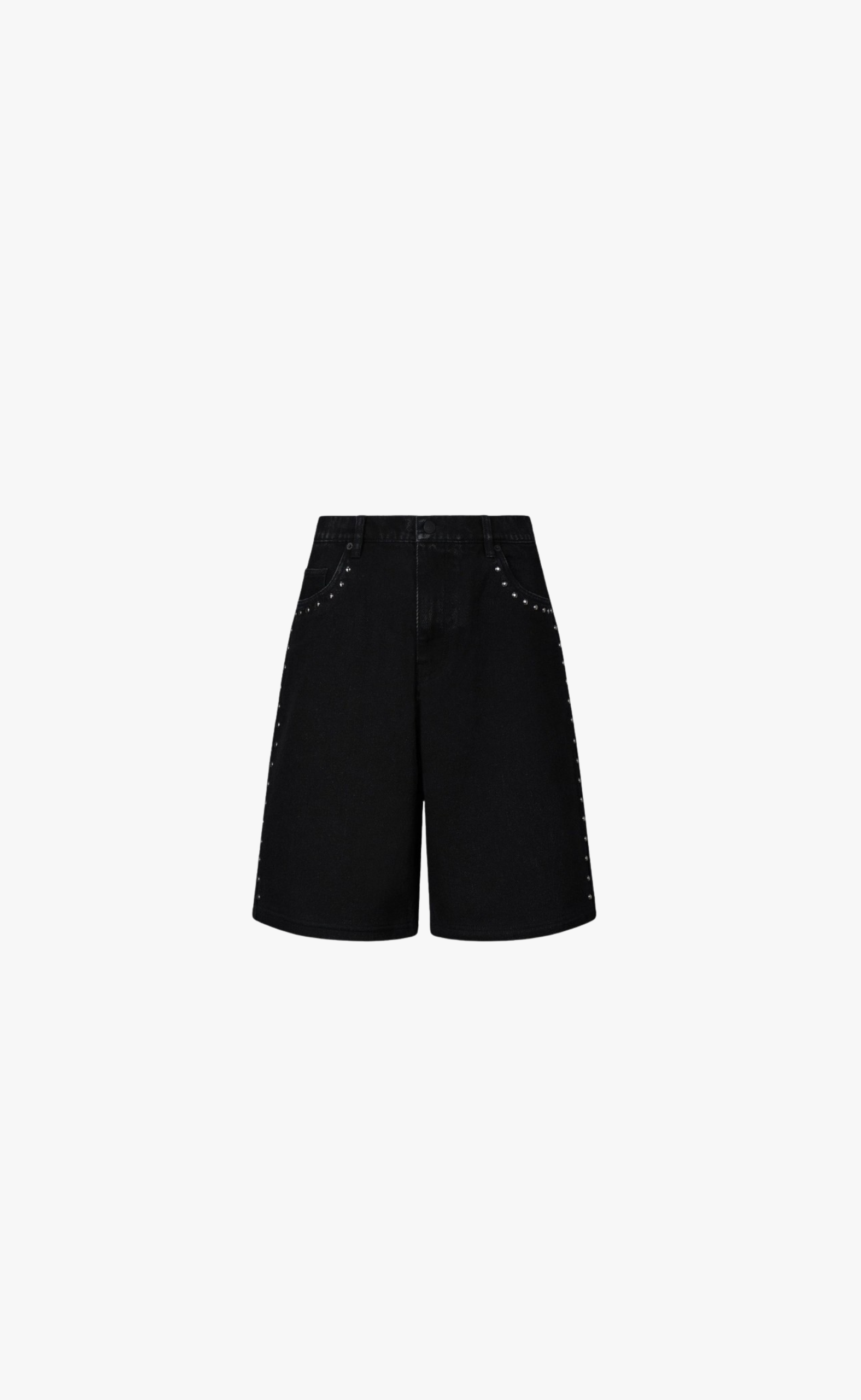 LUCKY STUDDED BLACK SHORTS
