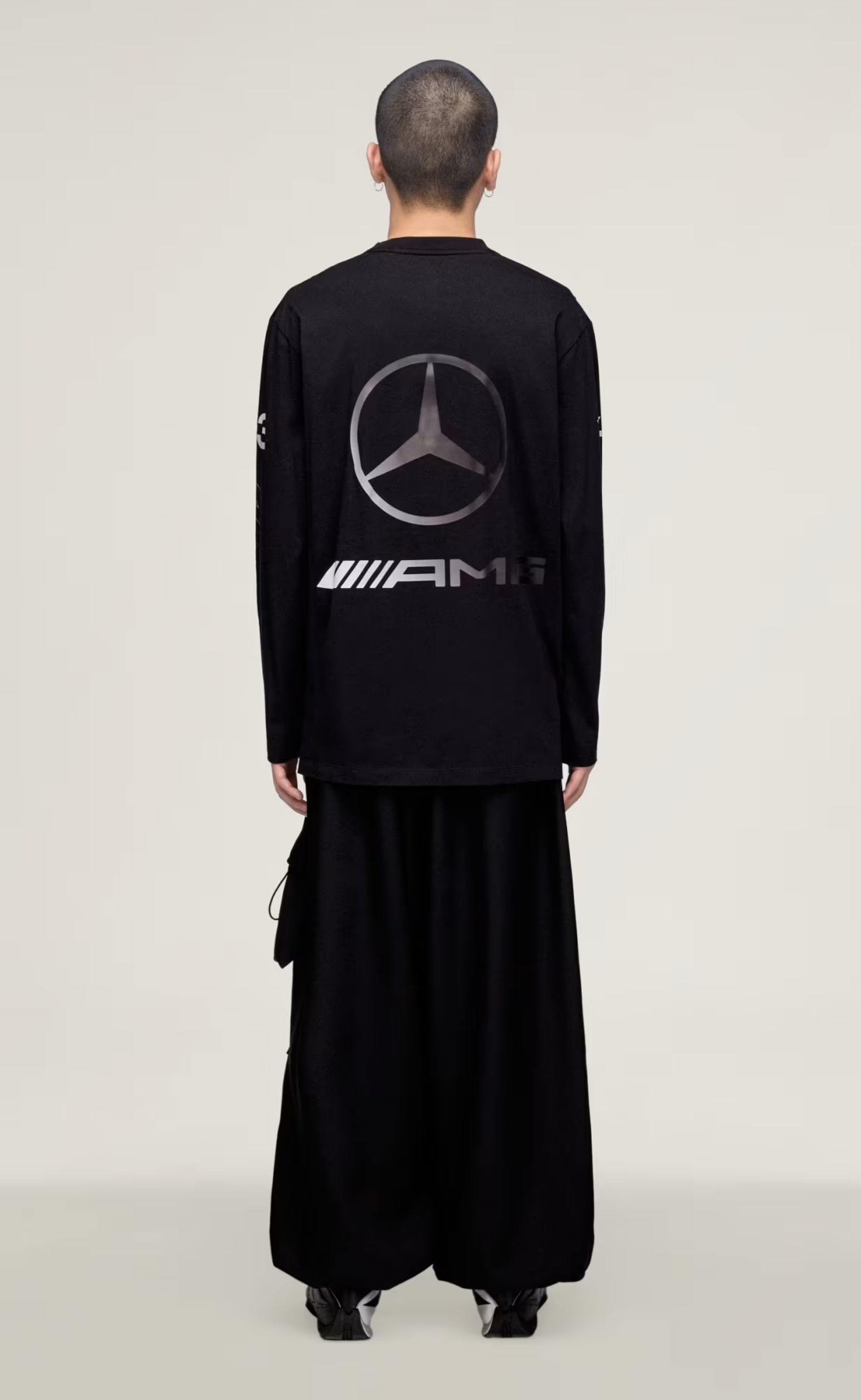 F1 MERCEDES CHAOS BLACK LONGSLEEVE