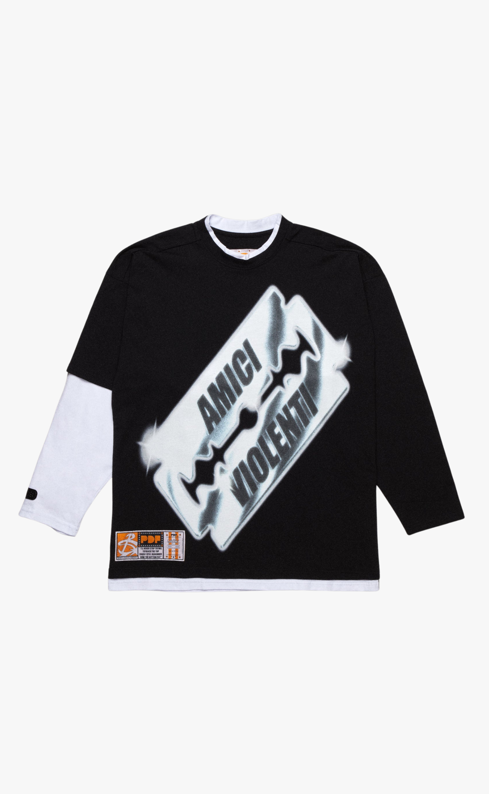 NO NAME BLACK LONGSLEEVE