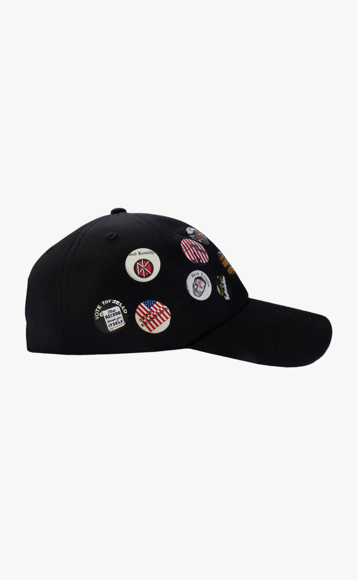 BUTTONS BLACK CAP