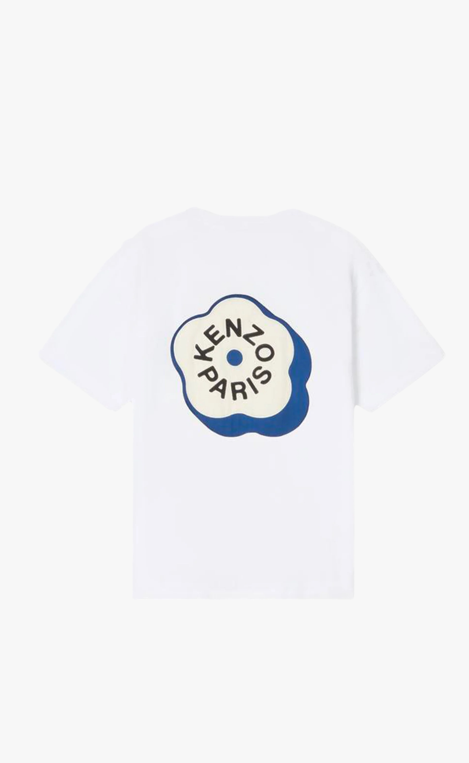 GOTS BOKE FLOWER 2.0 EMBROIDERED OVERSIZE WHITE T-SHIRT