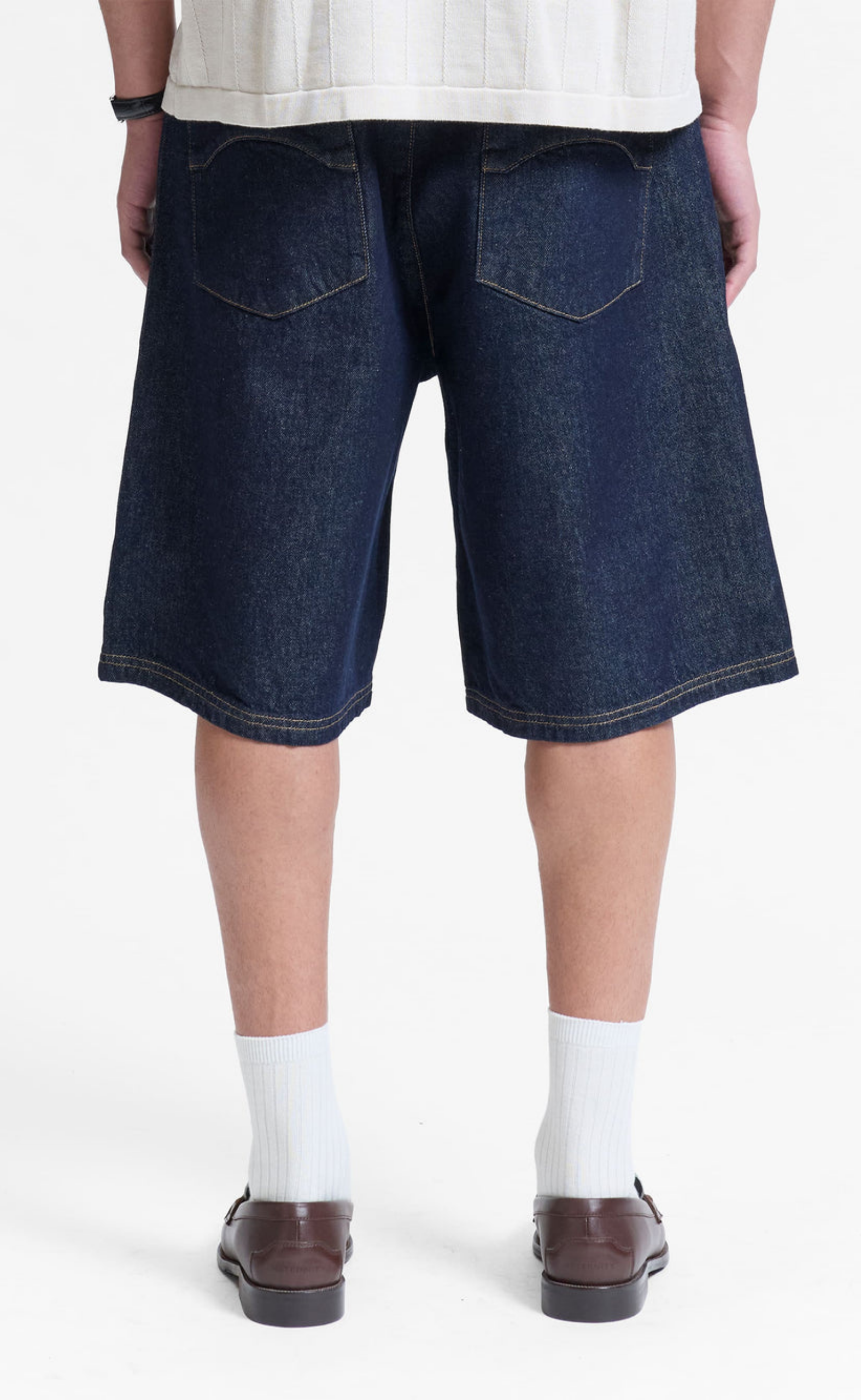 SIGNE JORTS RAW INDIGO SHORTS