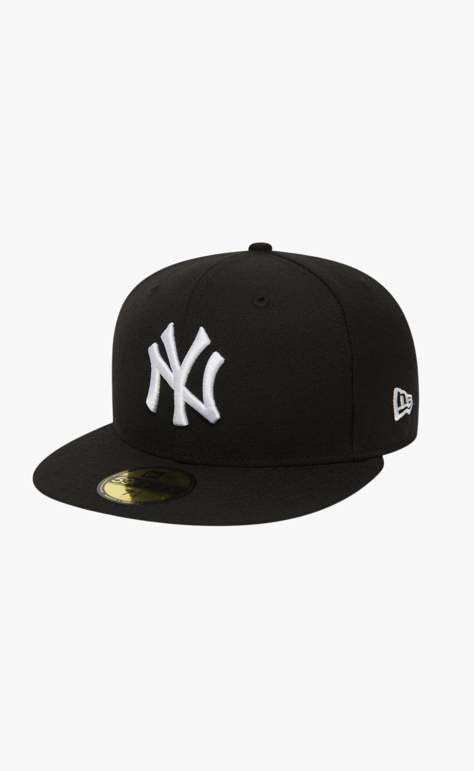 NEW YORK YANKEES LEAGUE ESSENTIAL 59FIFTY BLACK WHITE HAT