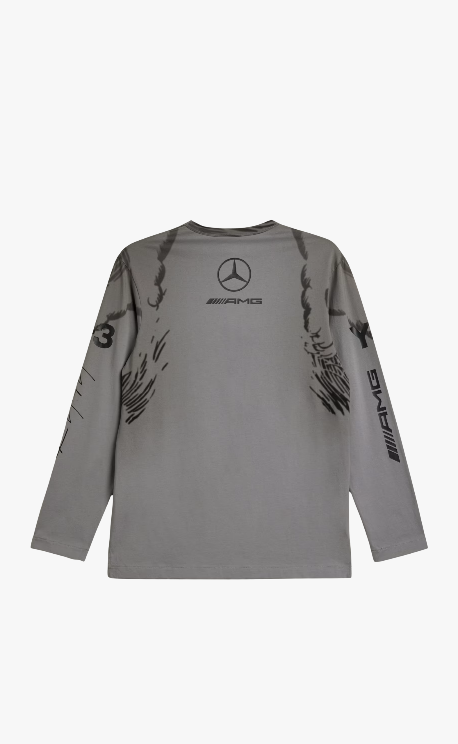 F1 MERCEDES WOLF BLACK GREY LONGSLEEVE
