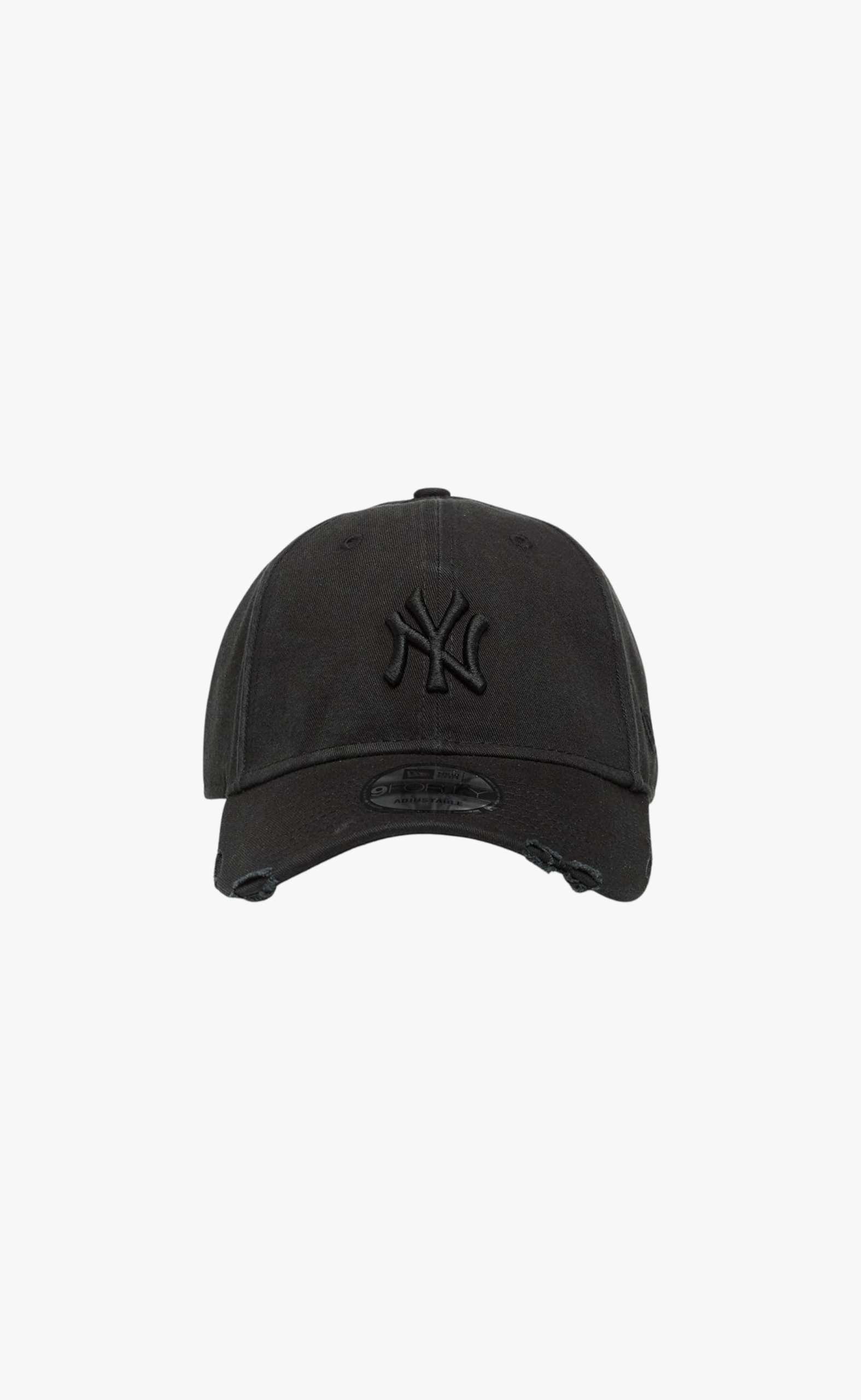 NEW YORK YANKEES WASH DISTRESS 9FORTY BLACK HAT
