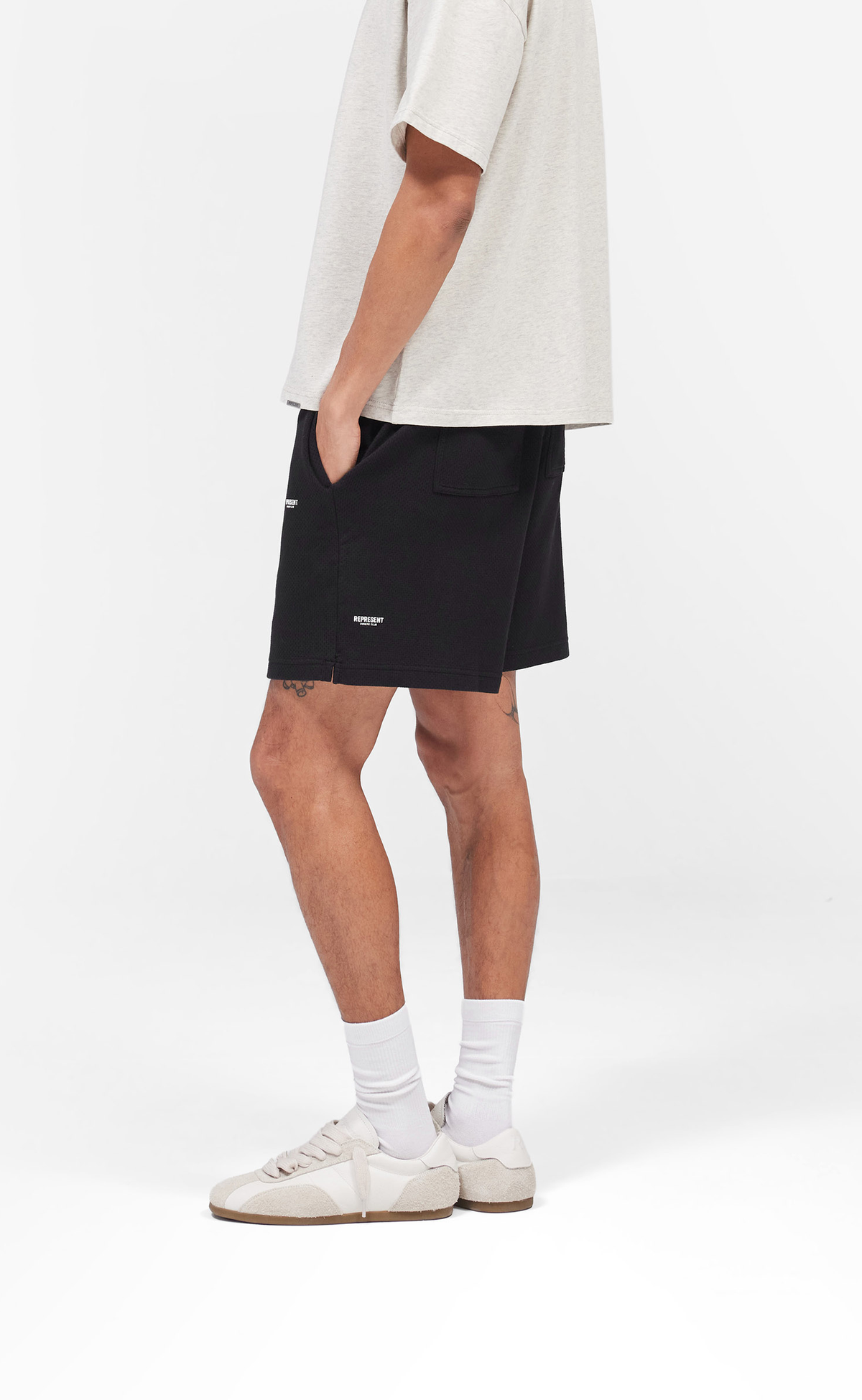 MICRO OWNERS CLUB MESH BLACK SHORTS
