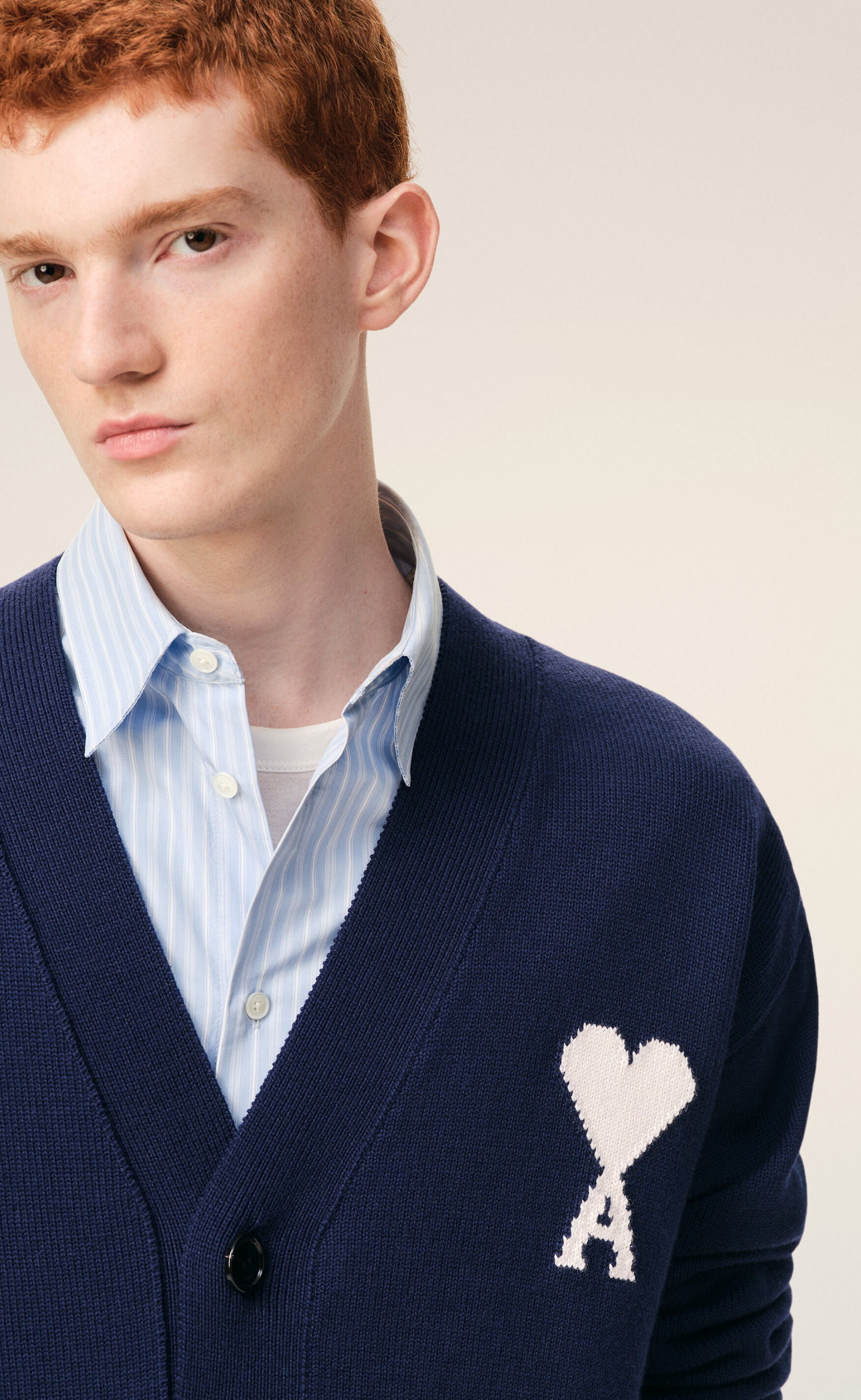 WOOL AMI DE COEUR INK CARDIGAN