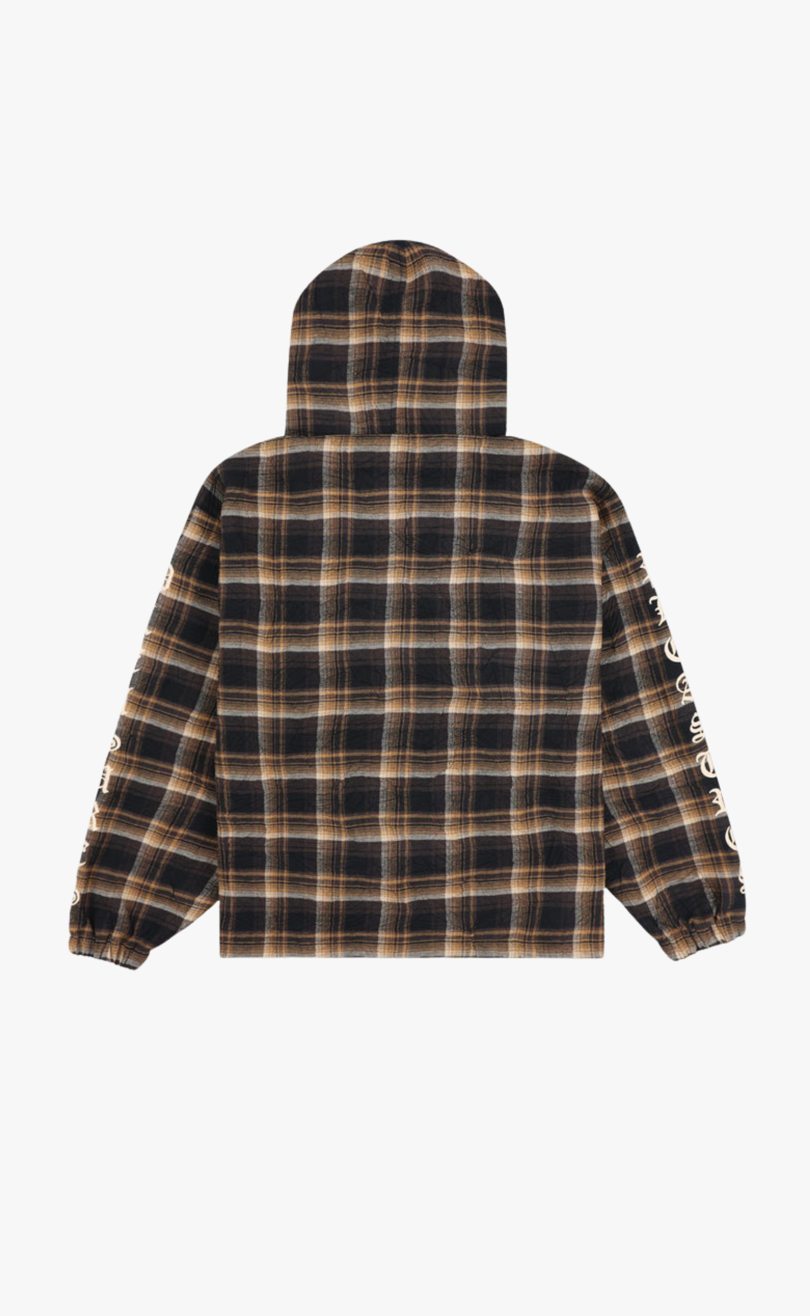 GROOVE ZIP PONCHO BROWN HOODIE