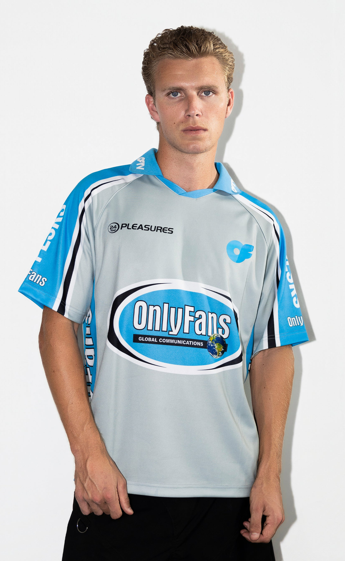 OFTV JERSEY BLUE T-SHIRT
