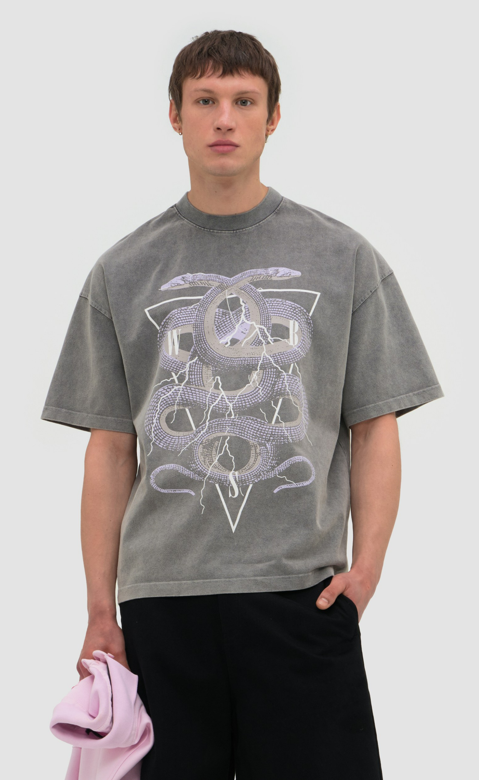 SERPANT GRAY VINTAGE T-SHIRT