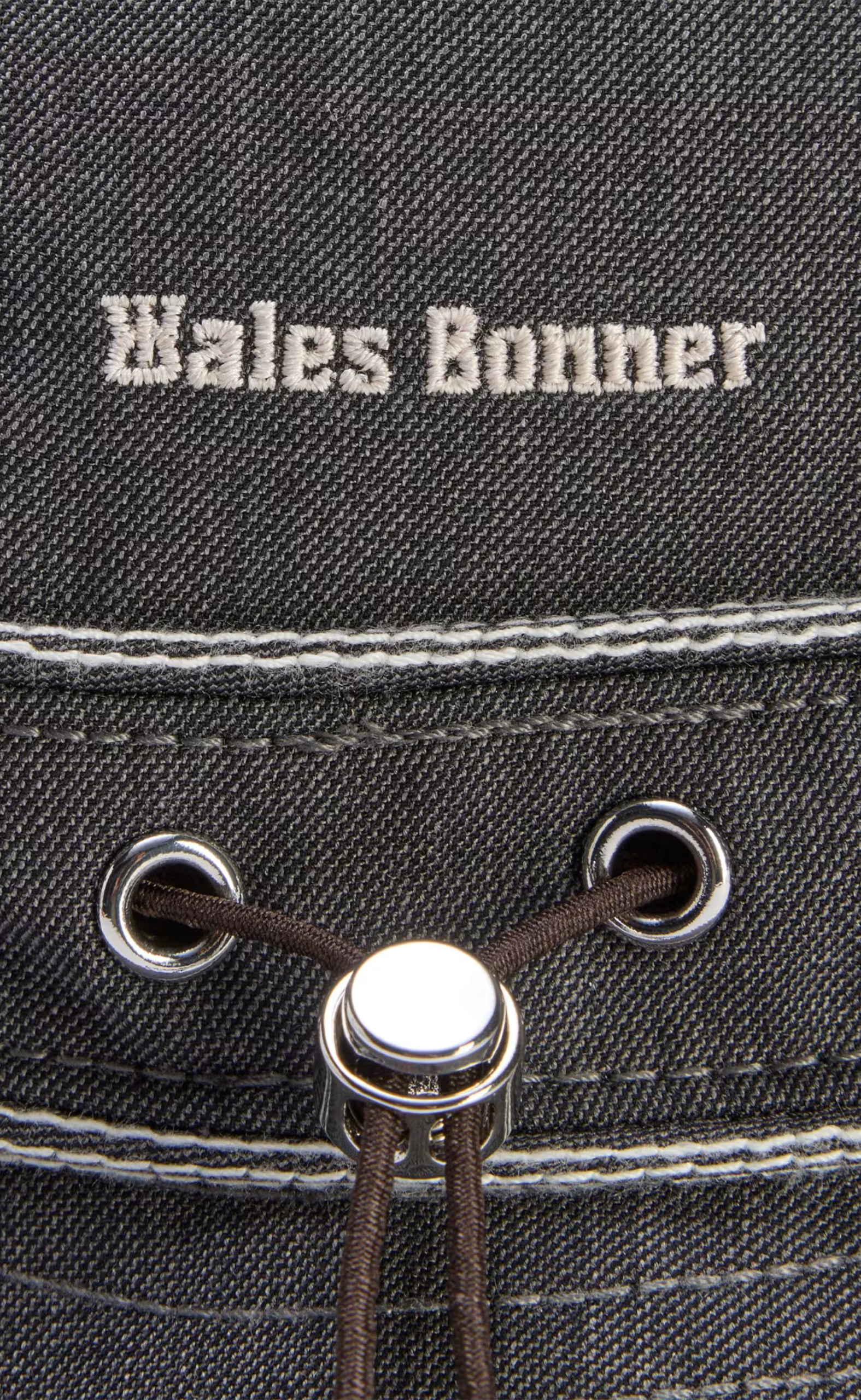 WB BUCKET DARK GREY HAT