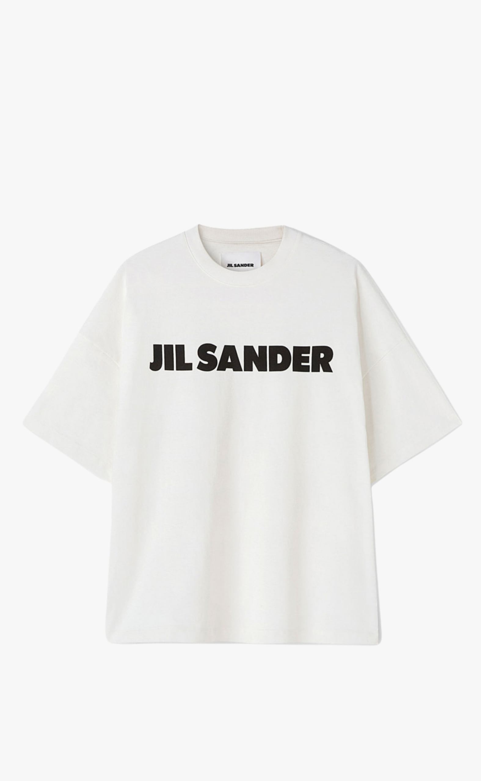 LOGO PRINT BOXY PORCELAIN T-SHIRT