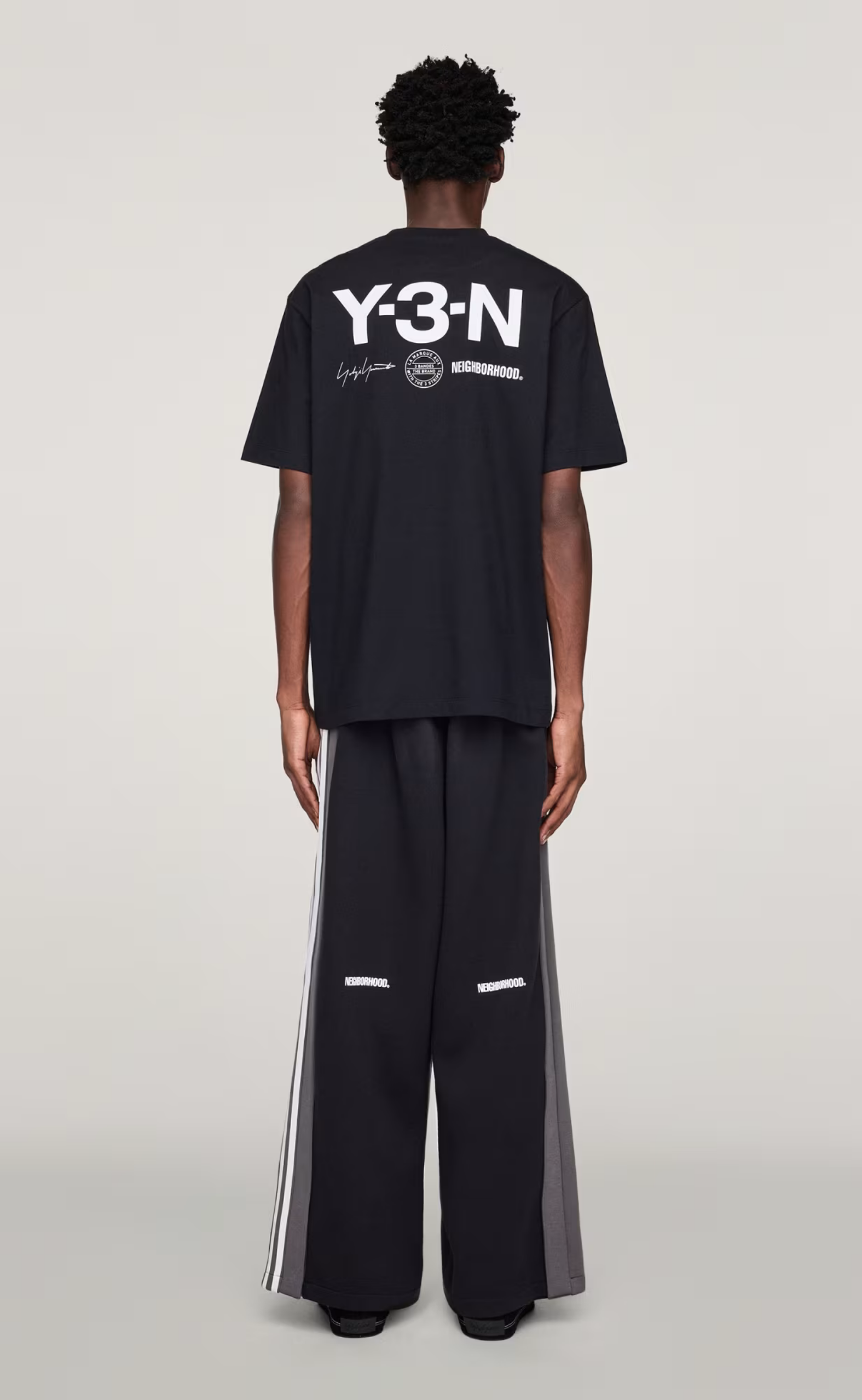 Y-3 NBHD GRAPHIC BLACK T-SHIRT