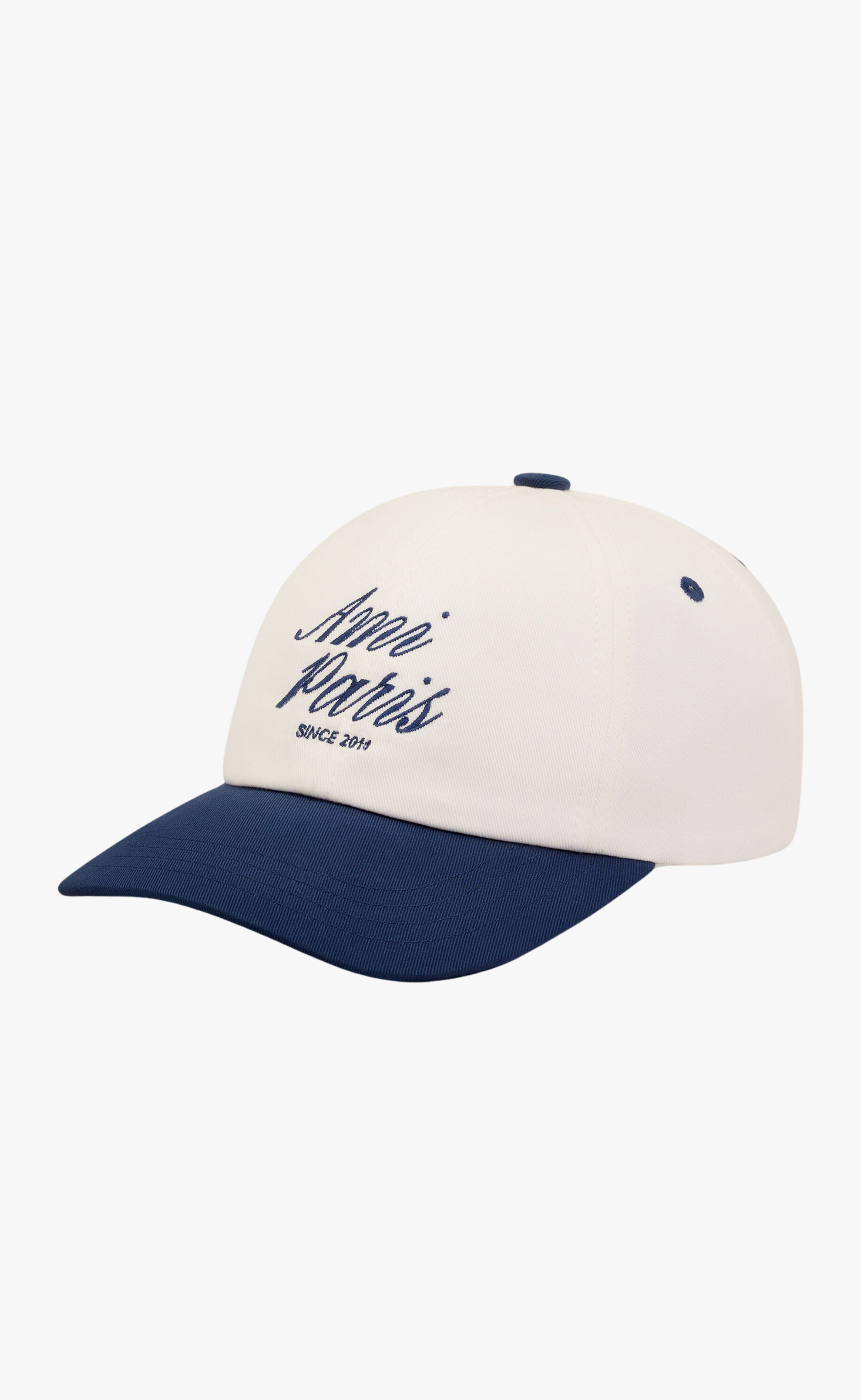 BICOLOR AMI PARIS WHITE INK HAT