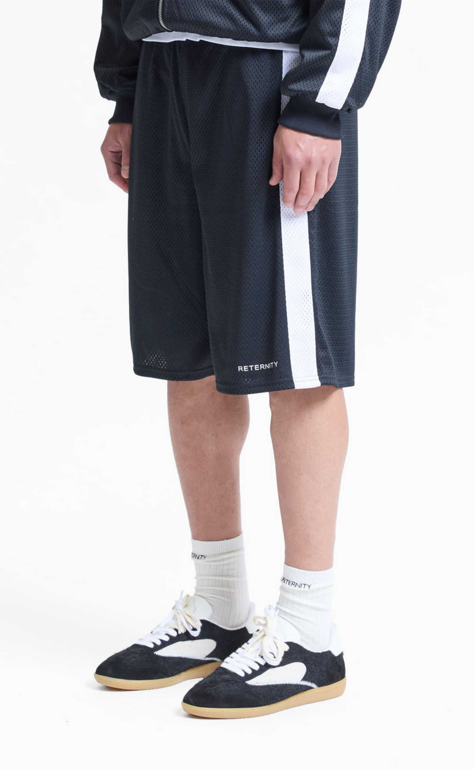 RETERNITY MESH BLACK SHORTS