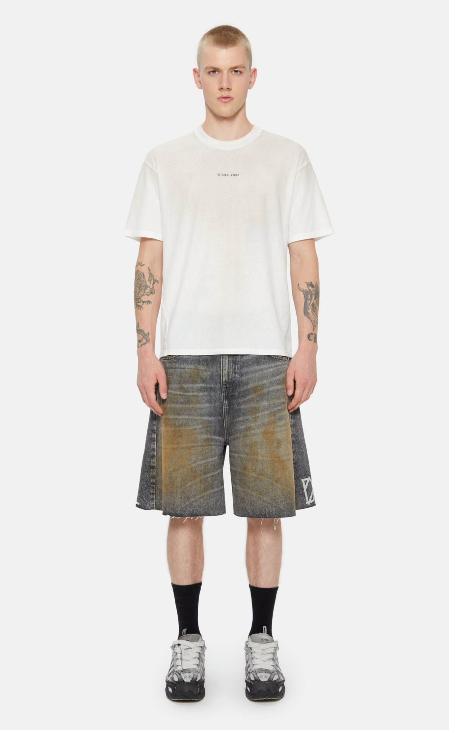 5 PKT WIDE LEG GREENCAST SHORTS