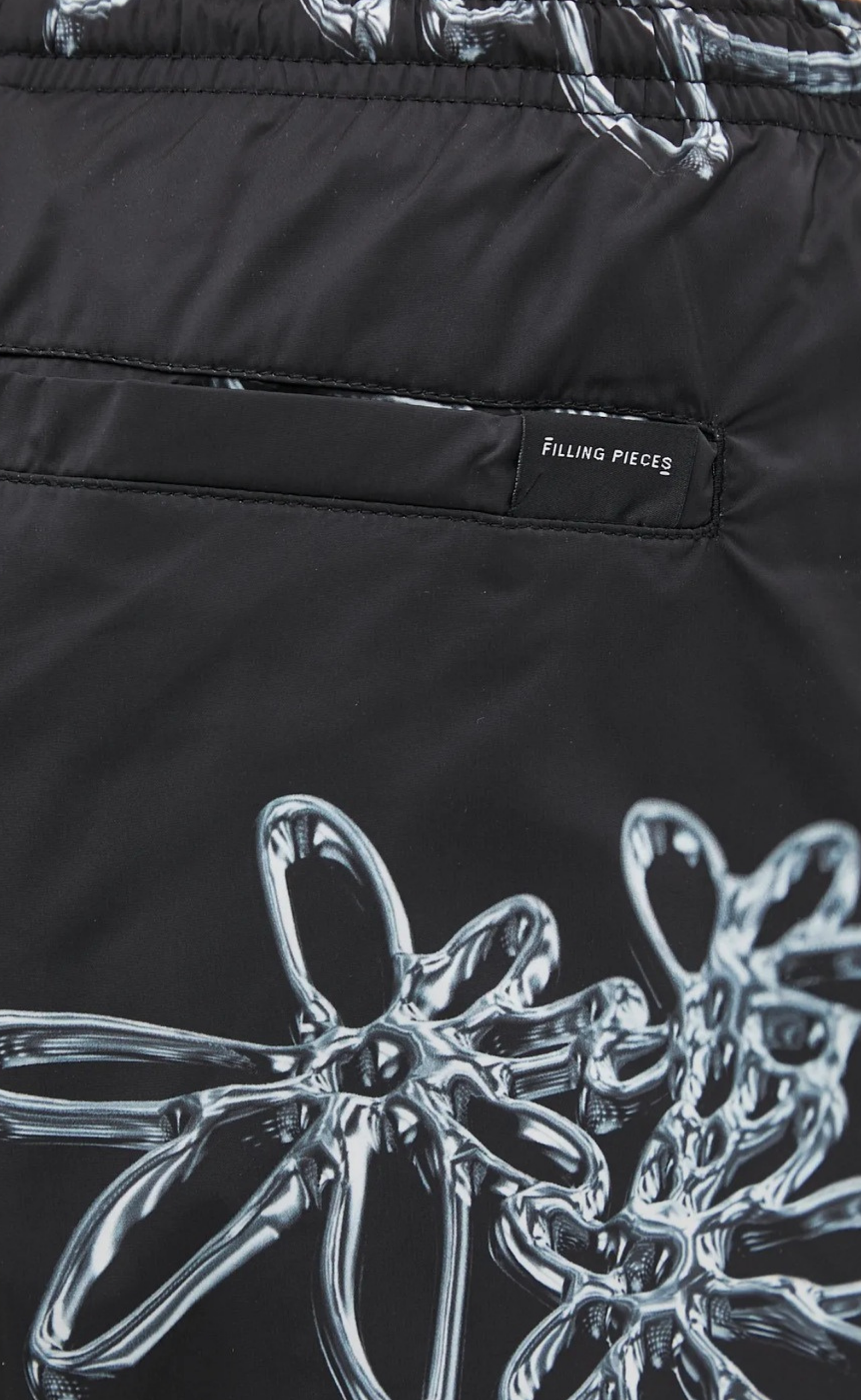 SWIMSHORTS CHROME BLACK