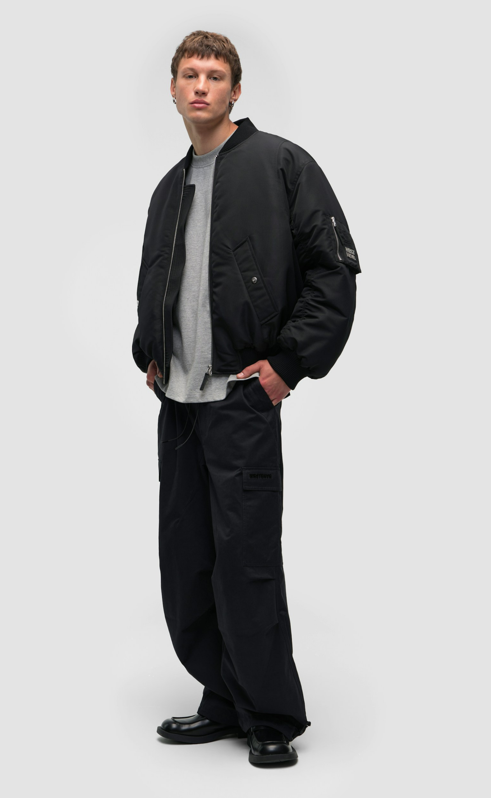 ARVEN BOMBER BLACK JACKET