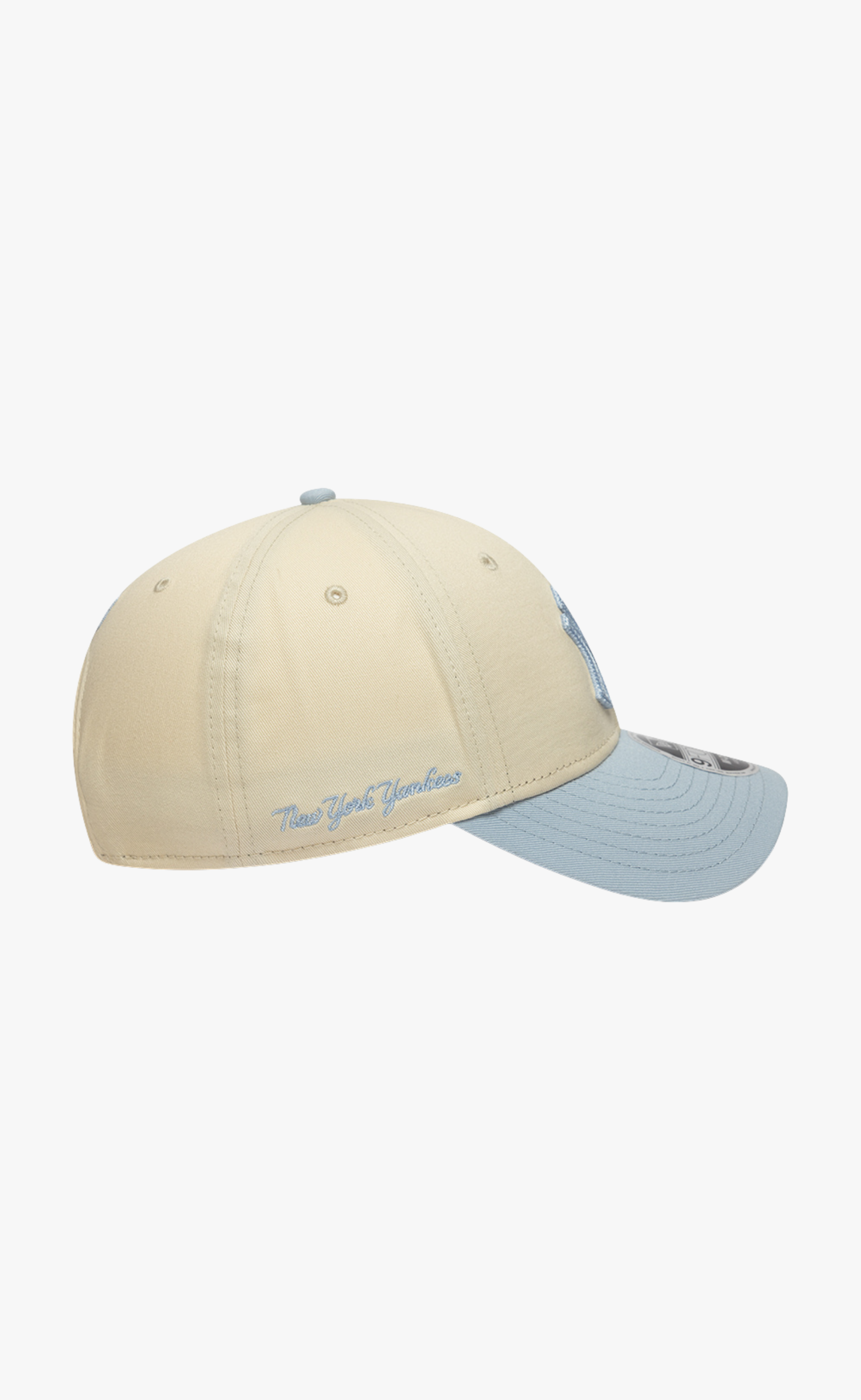 NEW YORK YANKEES SIDE SCRIPT 9FORTY CREAM LT.BLUE