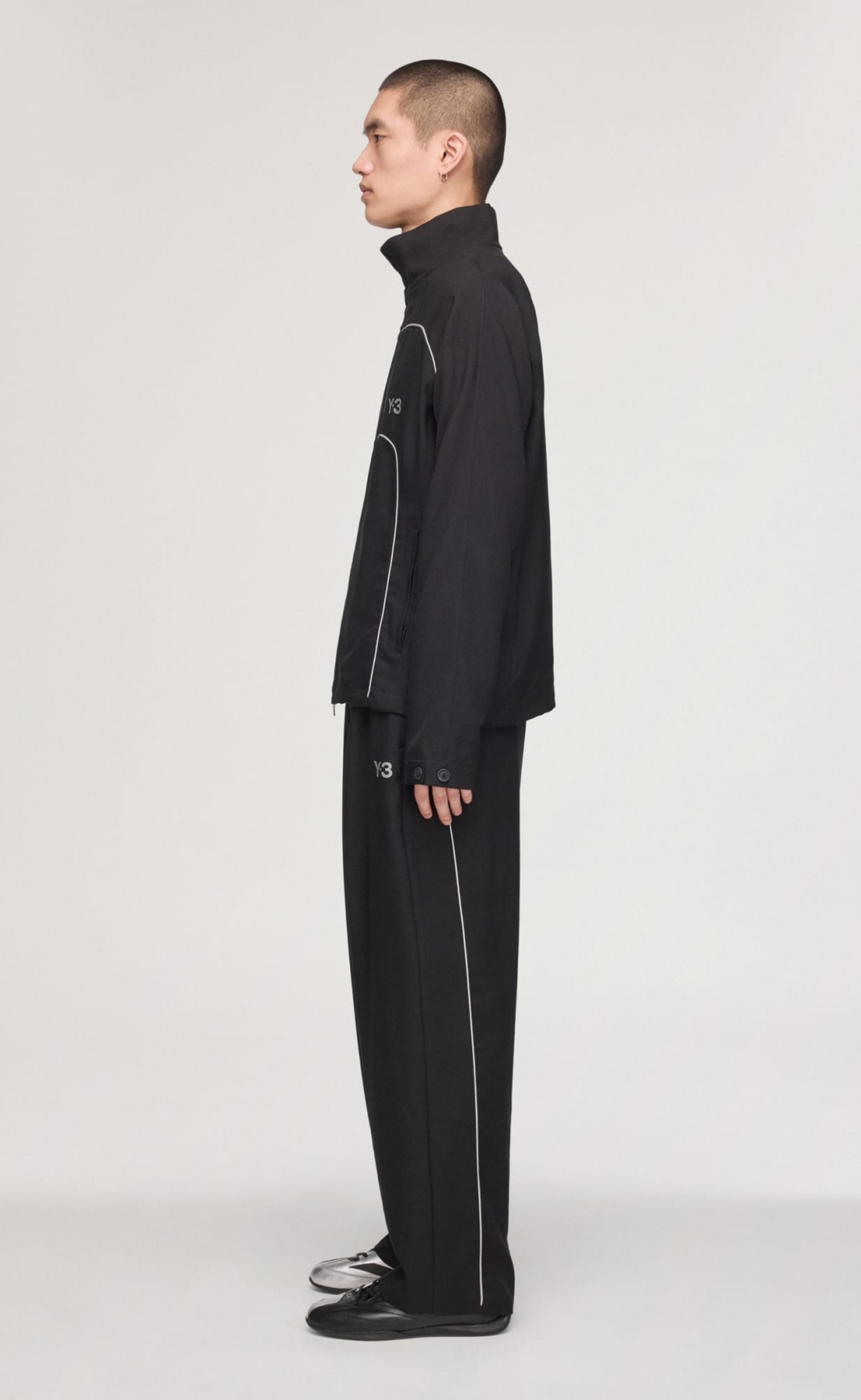 F1 MERCEDES BLACK TRACK PANTS