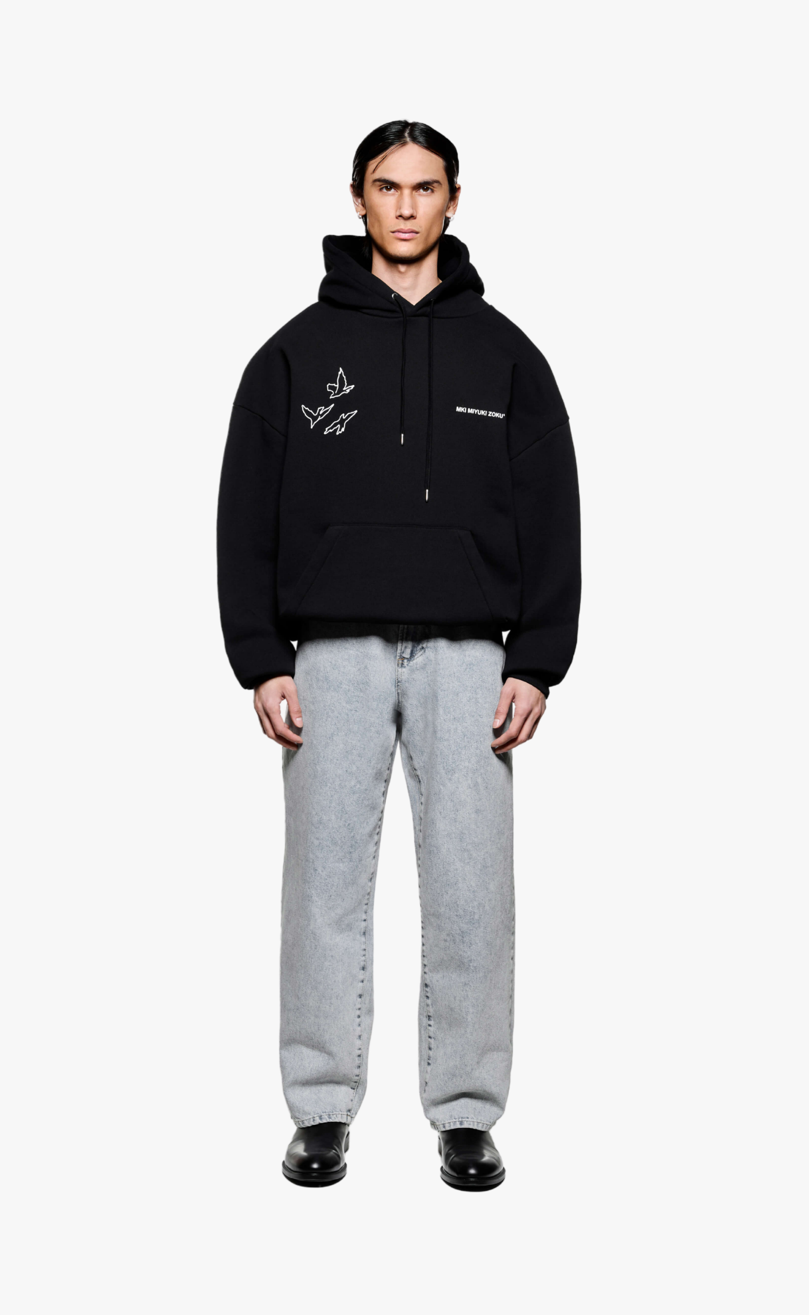 FLIGHT BLACK HOODIE