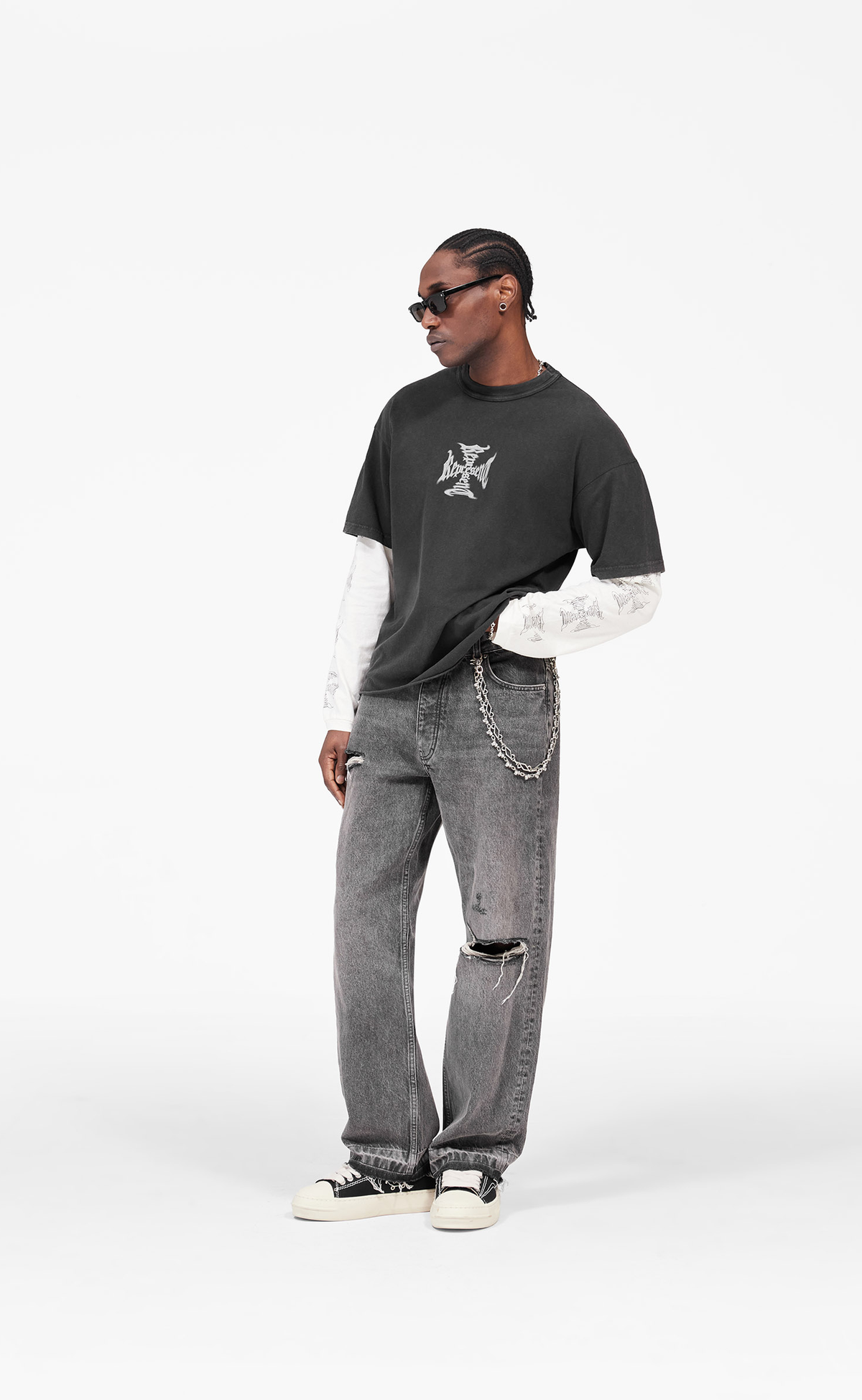 MH FADED BLACK LONGSLEEVE