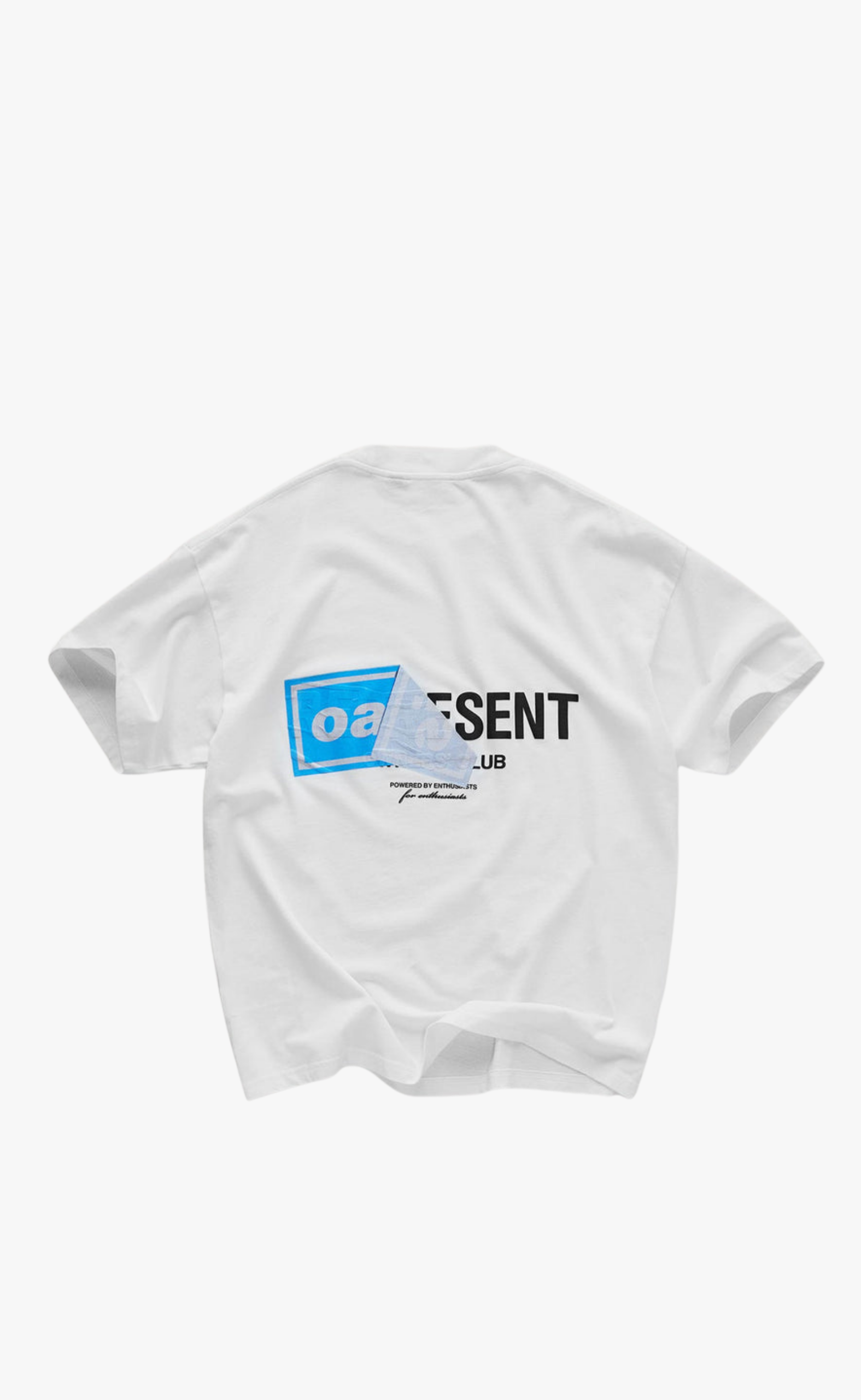 OASIS OWNERS CLUB FLAT WHITE T-SHIRT