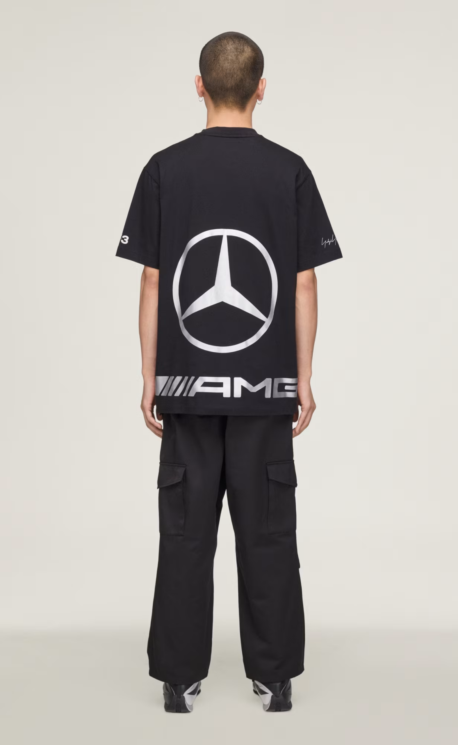 F1 MERCEDES STAR BLACK T-SHIRT