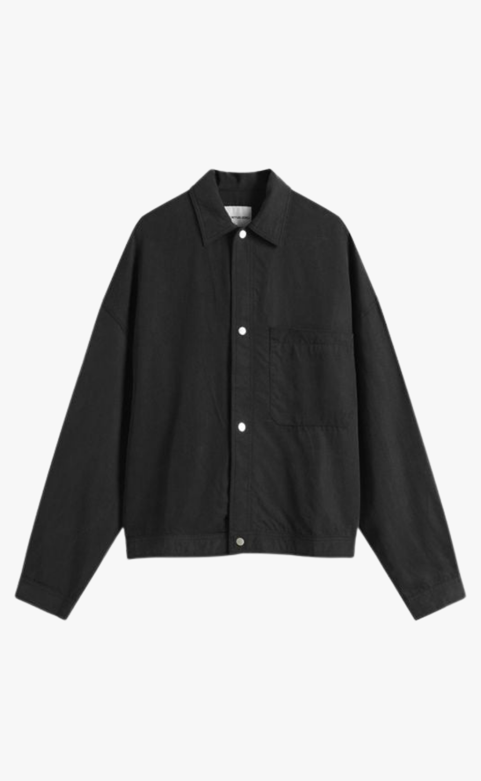 SANDWASH CUPRO TRUCKER BLACK JACKET
