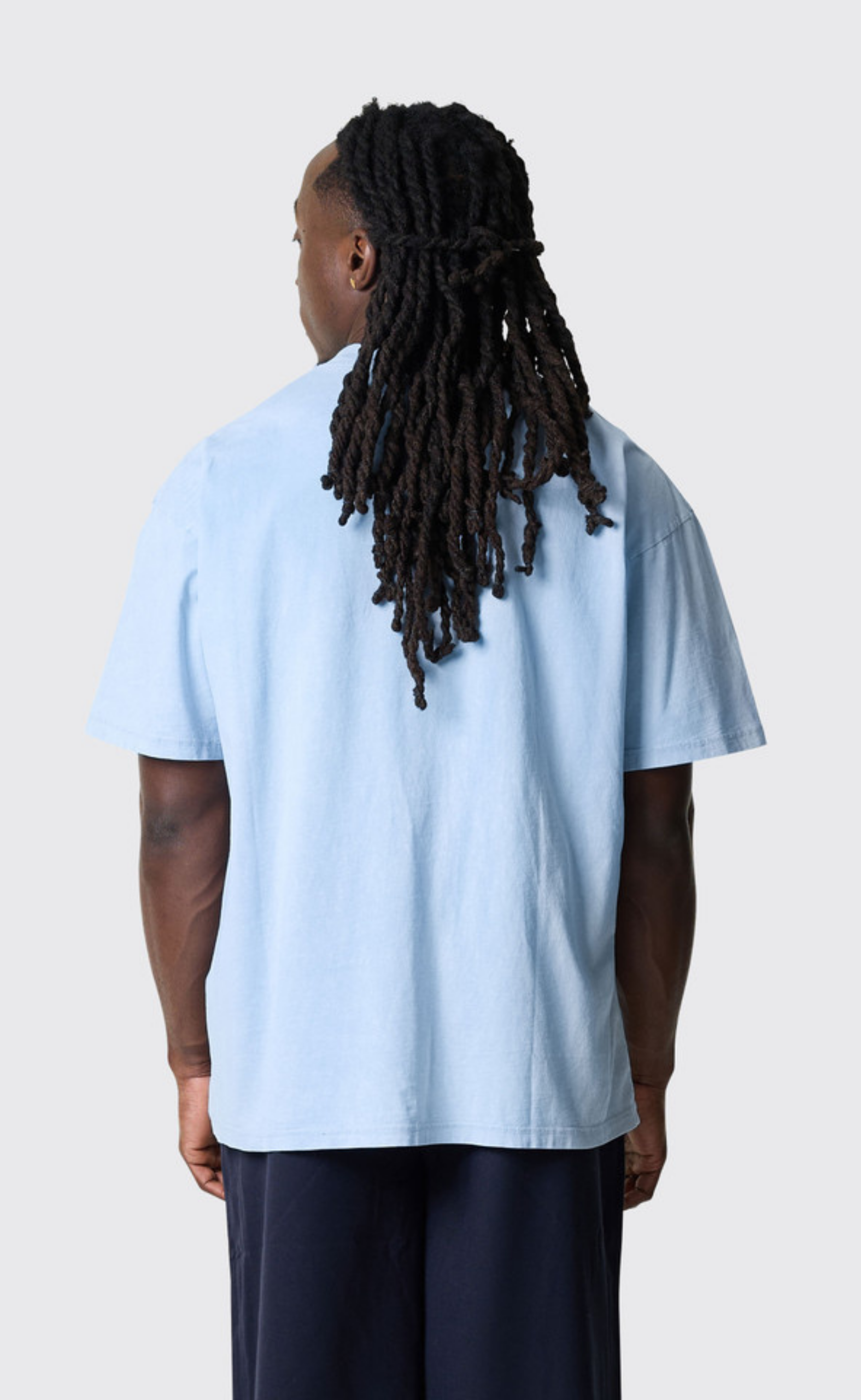 WESTERN INITIAL MOUNTAIN BLUE T-SHIRT