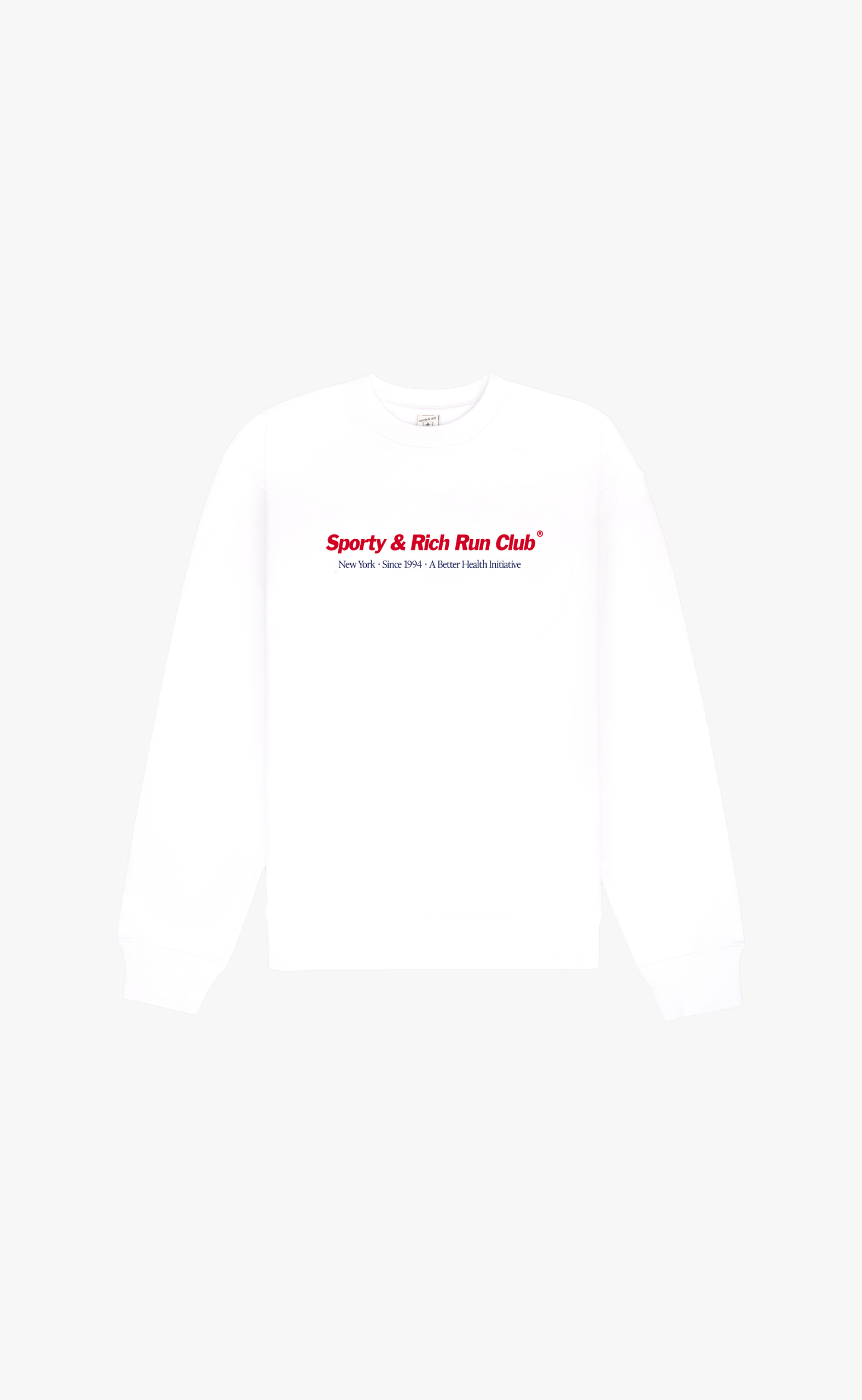 RUN CLUB WHITE CREWNECK