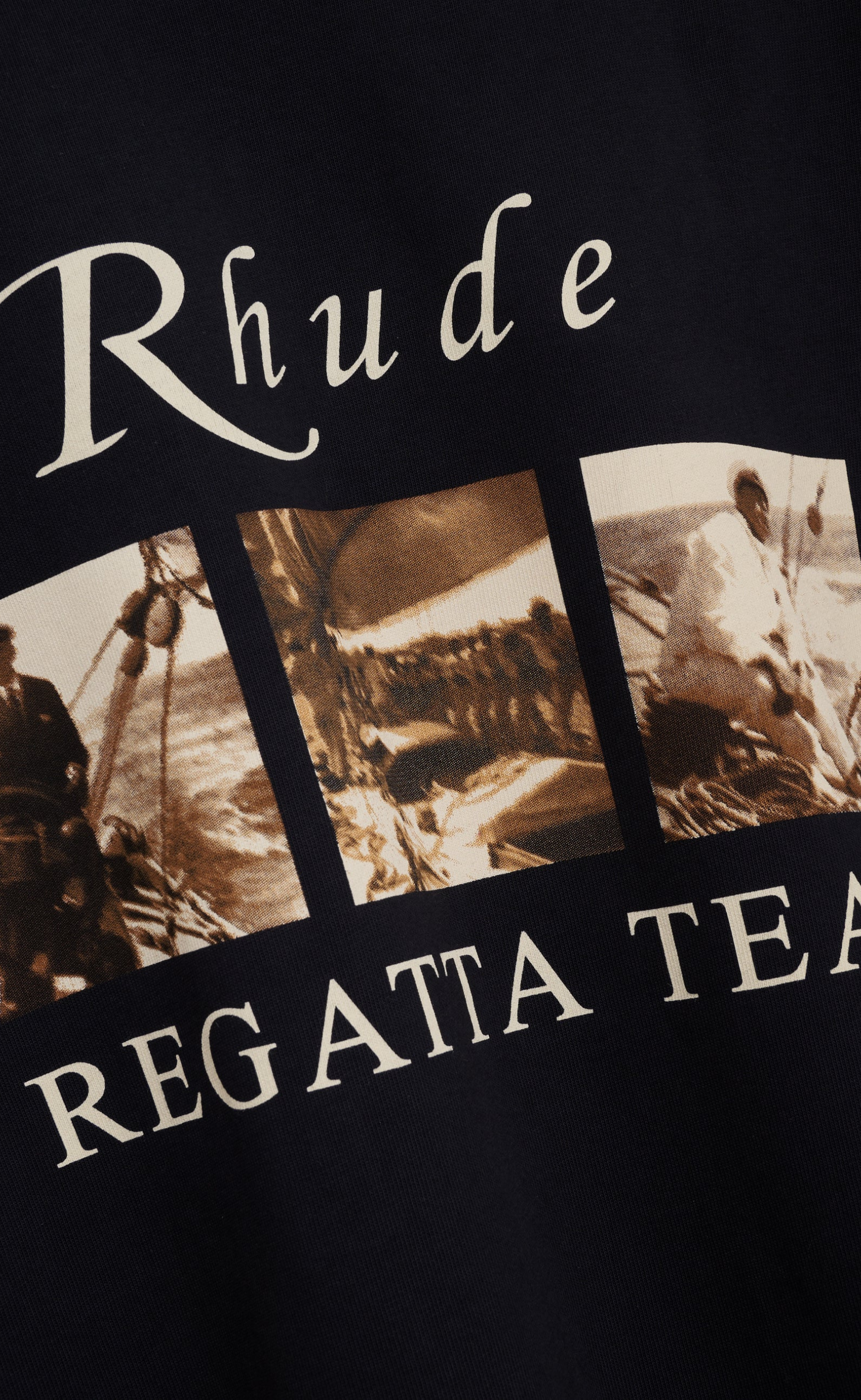 USVI REGATTA TOUR VINTAGE BLACK T-SHIRT
