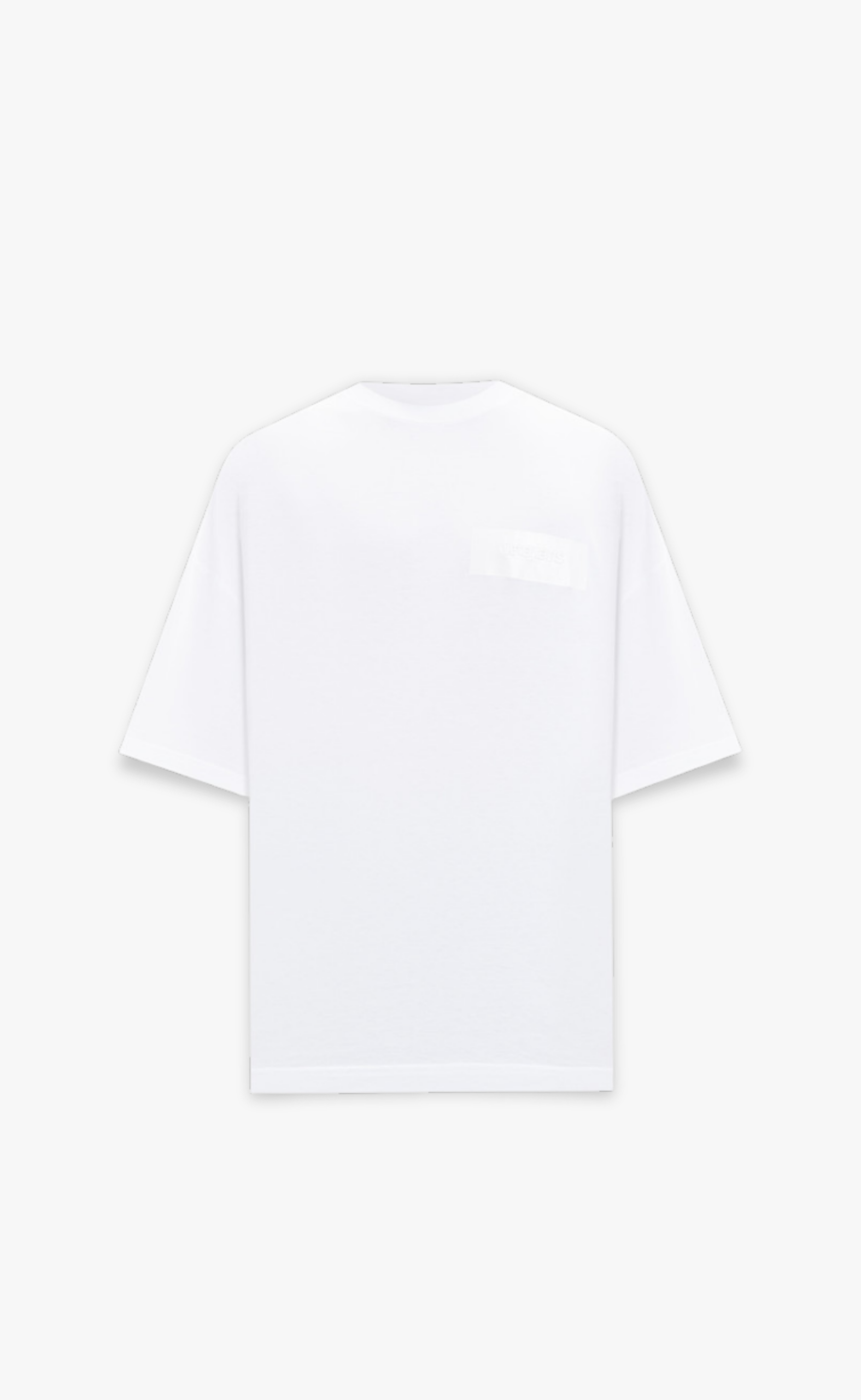 TAPED LOGO WHITE T-SHIRT