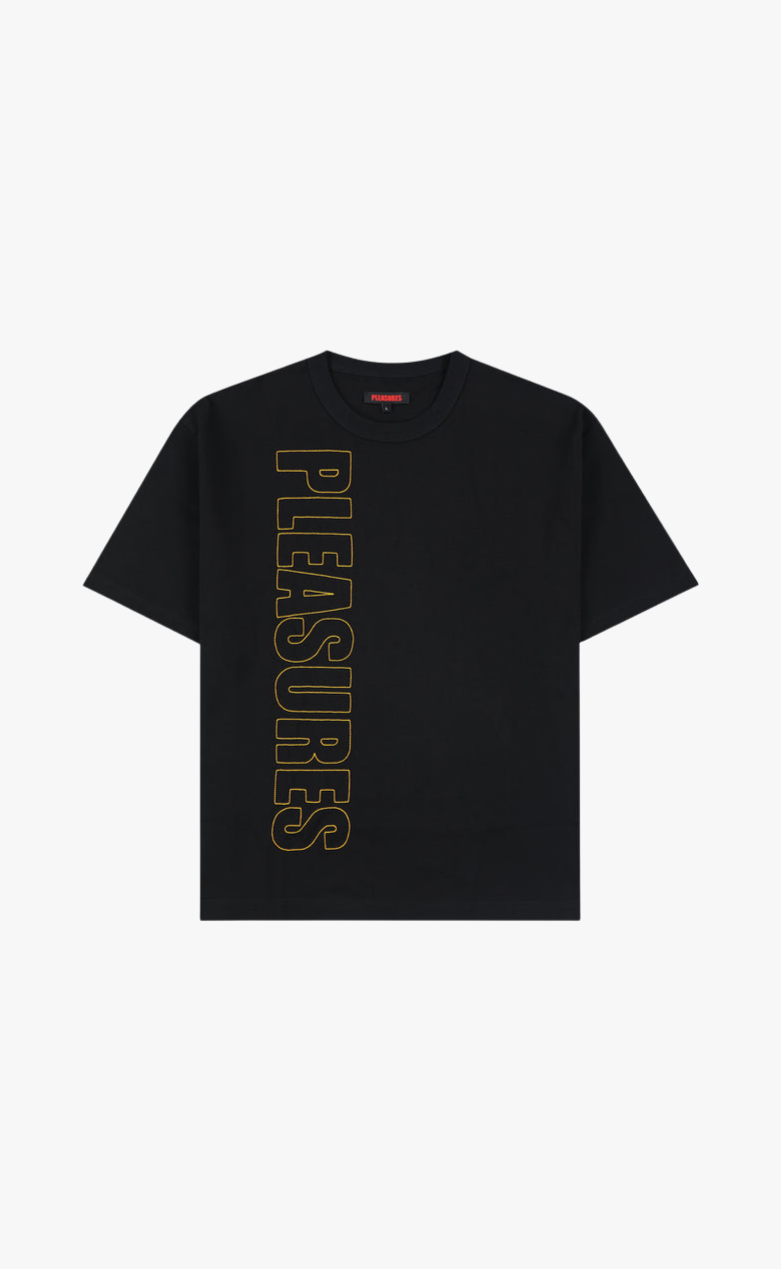OUTLINE HEAVYWEIGHT BLACK T-SHIRT