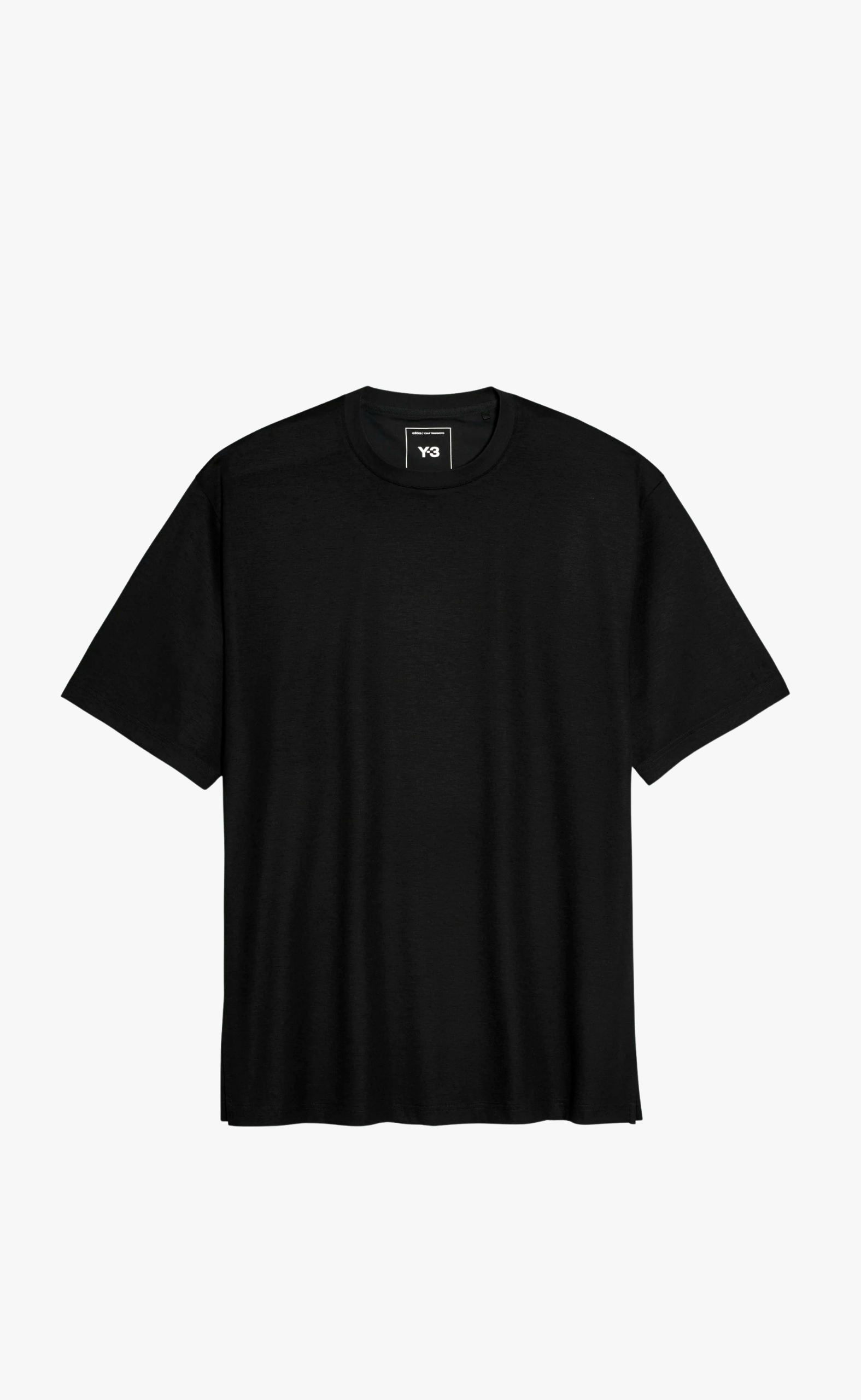 WOVEN BLACK T-SHIRT