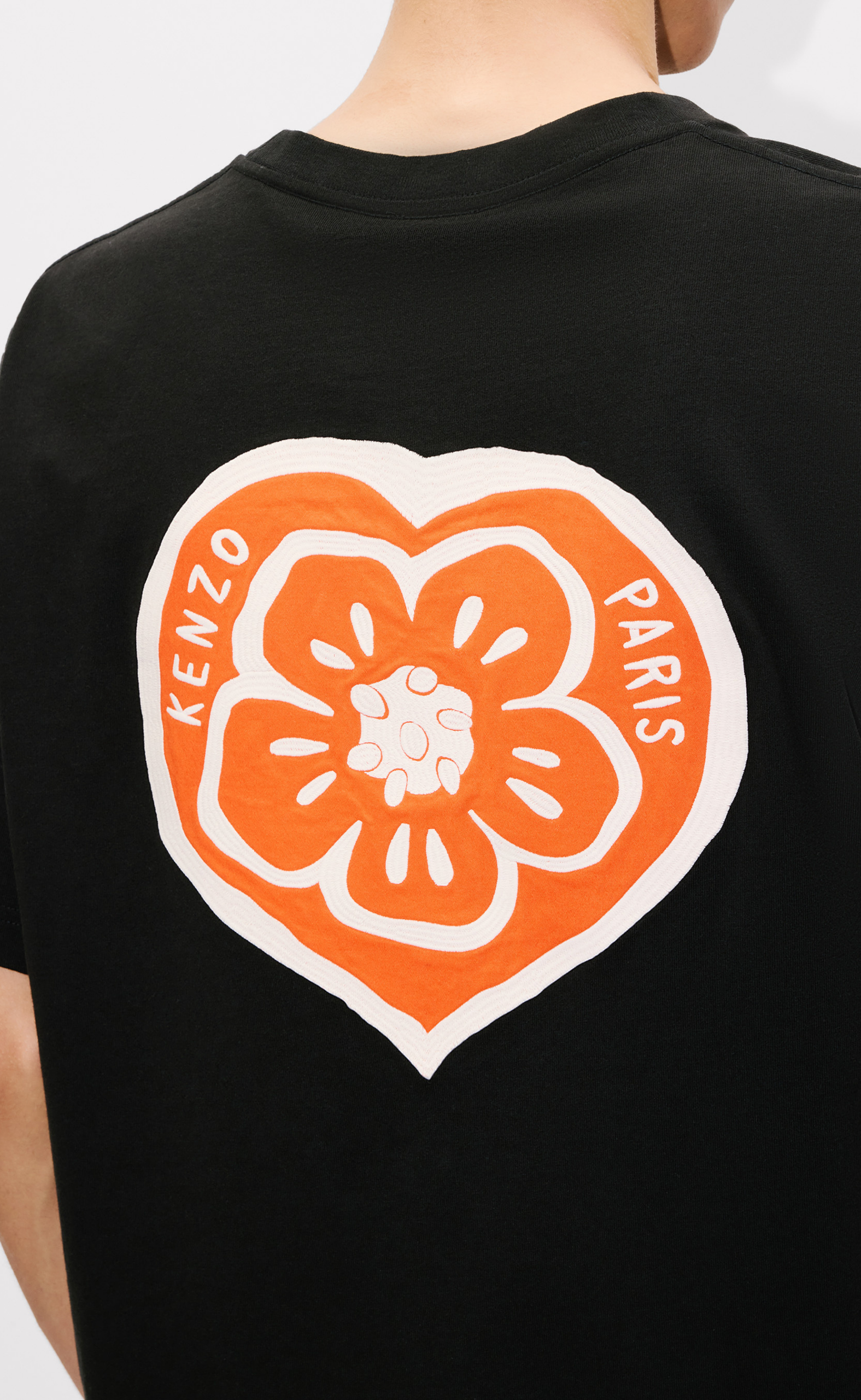 GOTS KENZO BOKE HEART OVERSIZE BLACK T-SHIRT