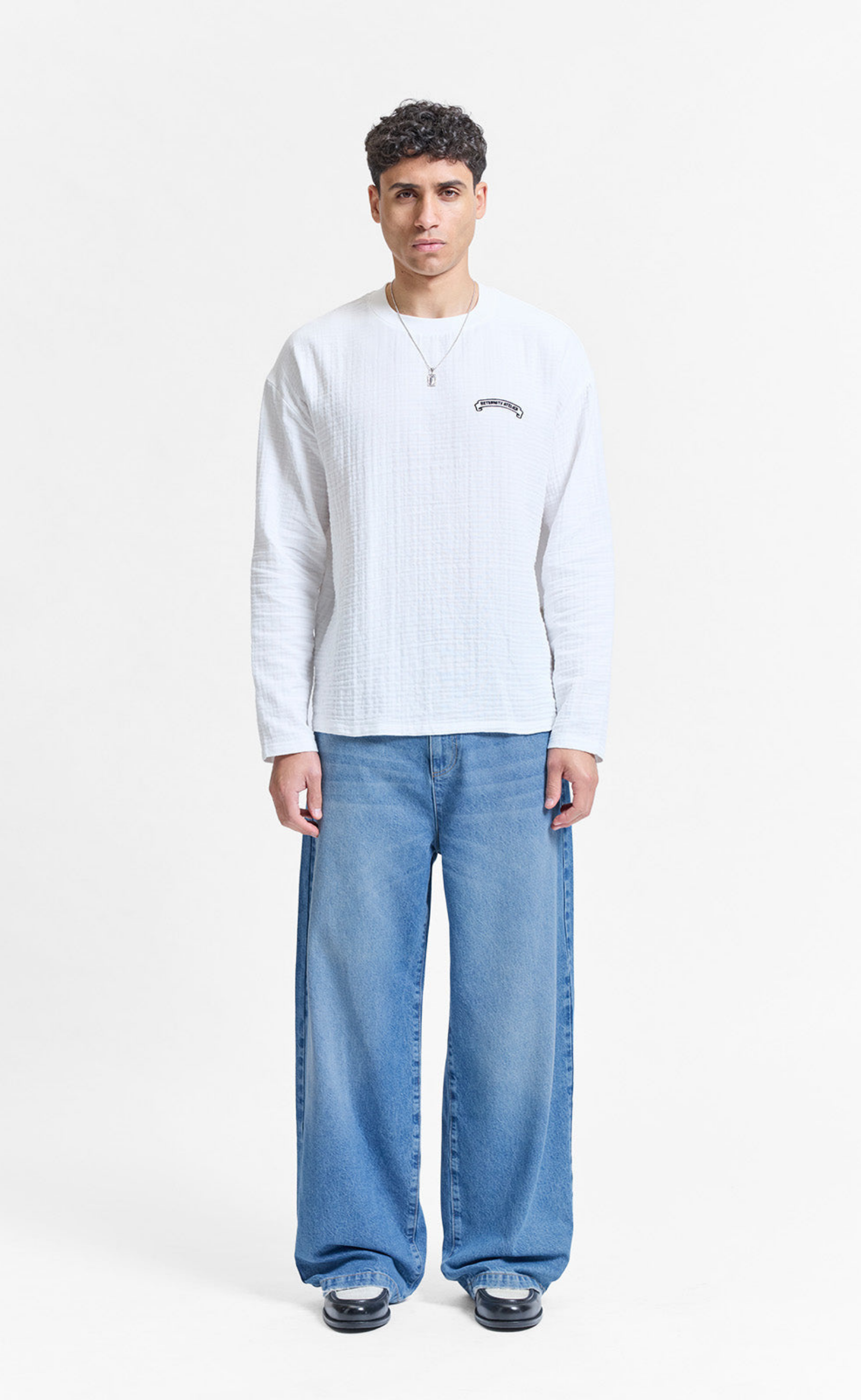 ESSENTIAL BAGGY DENIM  CLASSIC BLUE PANTS