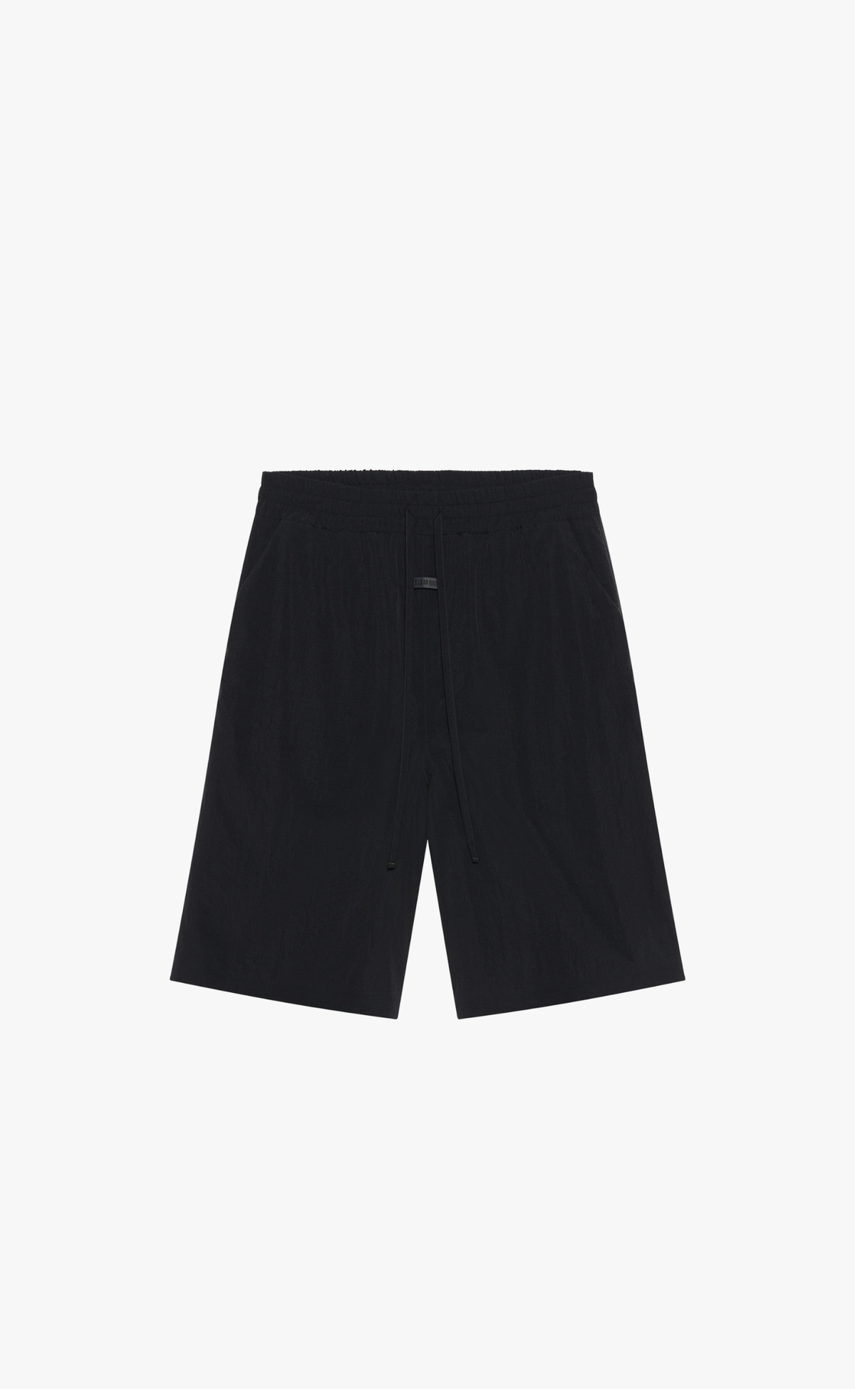 NYLON RIPSTOP SPORT BLACK SHORTS
