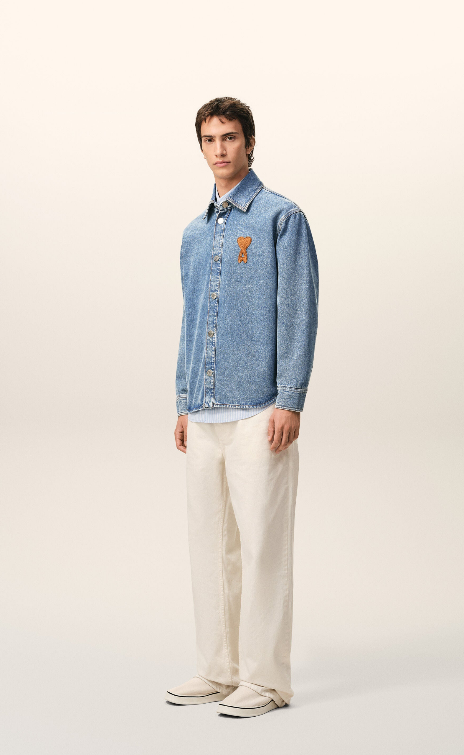 AMI DE COEUR KNITTED DENIM SHIRT