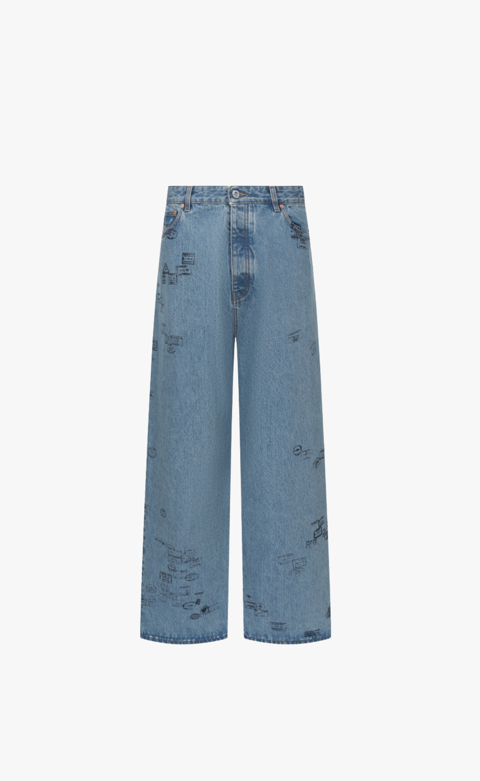 PASSPORT STAMPS BLUE JEANS