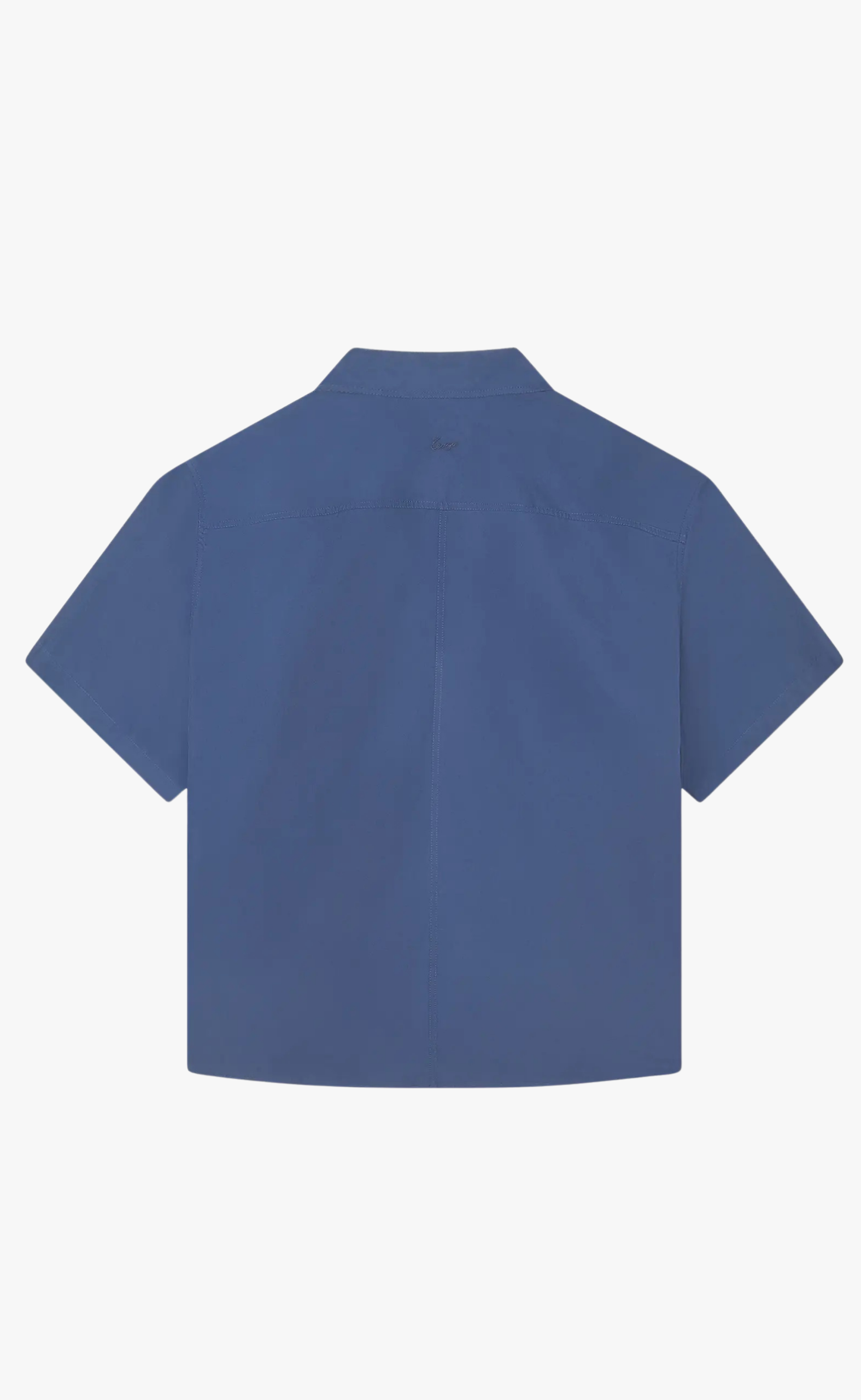 KIMONO SHORT SLEEVE NAVY BLUE SHIRT