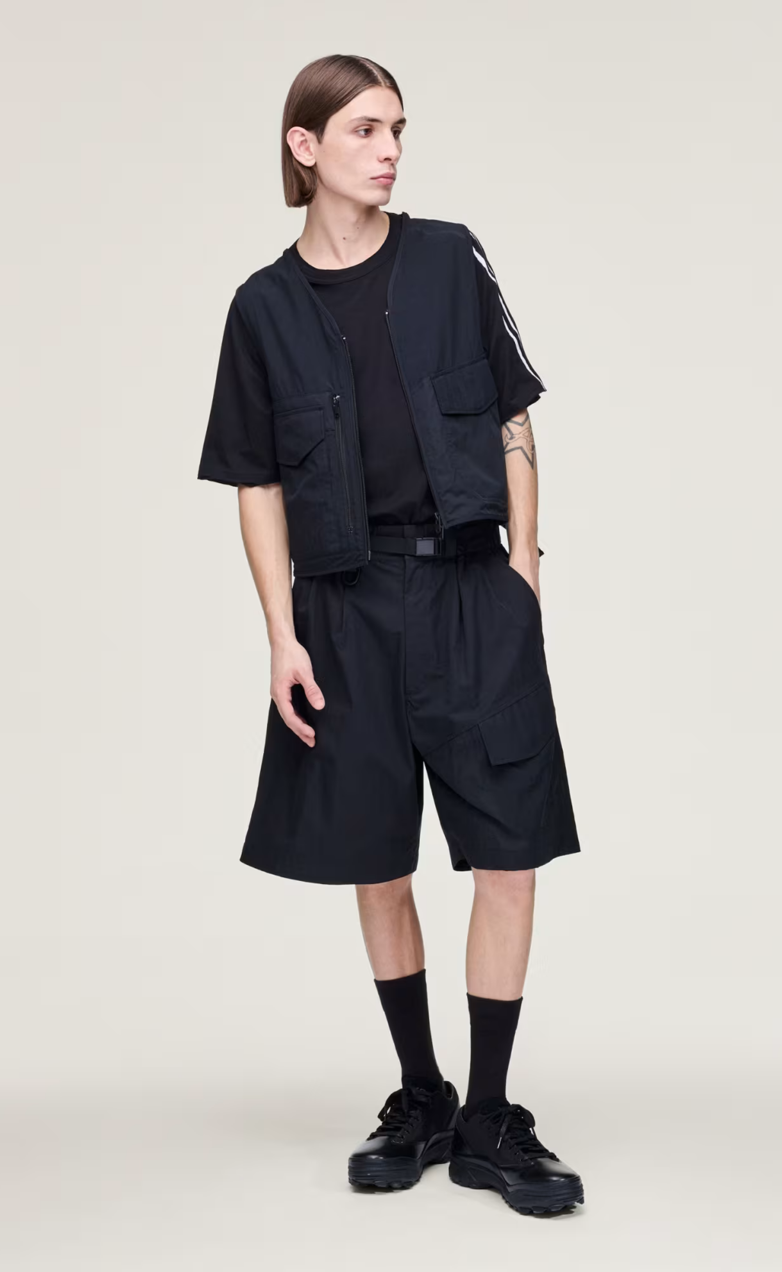 Y-3 TACTICAL UTILITY BLACK VEST